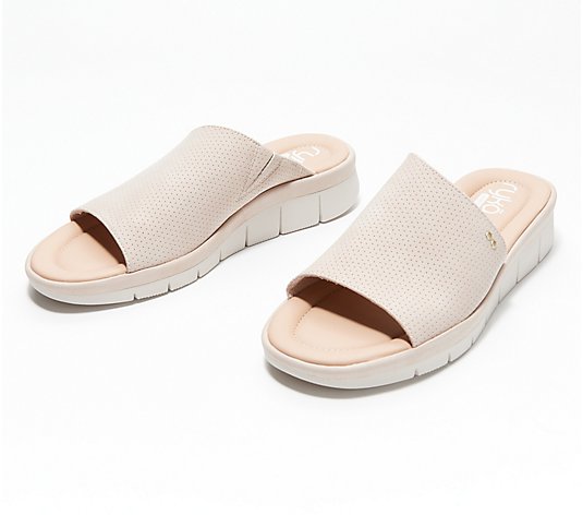 Ryka Perforated Slide Sandals - Ellie