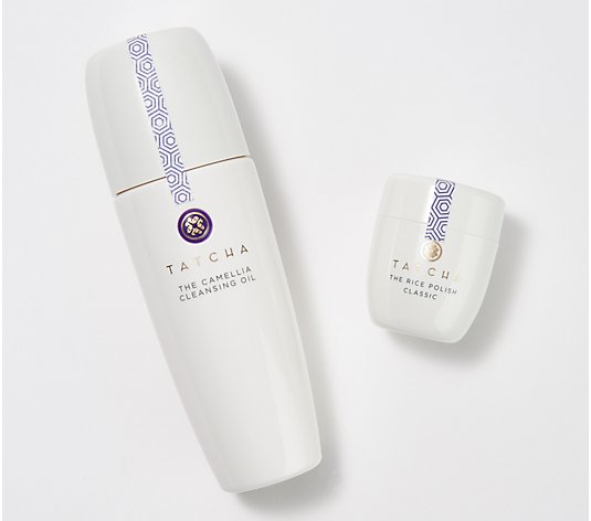 TATCHA Camellia Cleansing Oil and Travel-Size Rice Powder