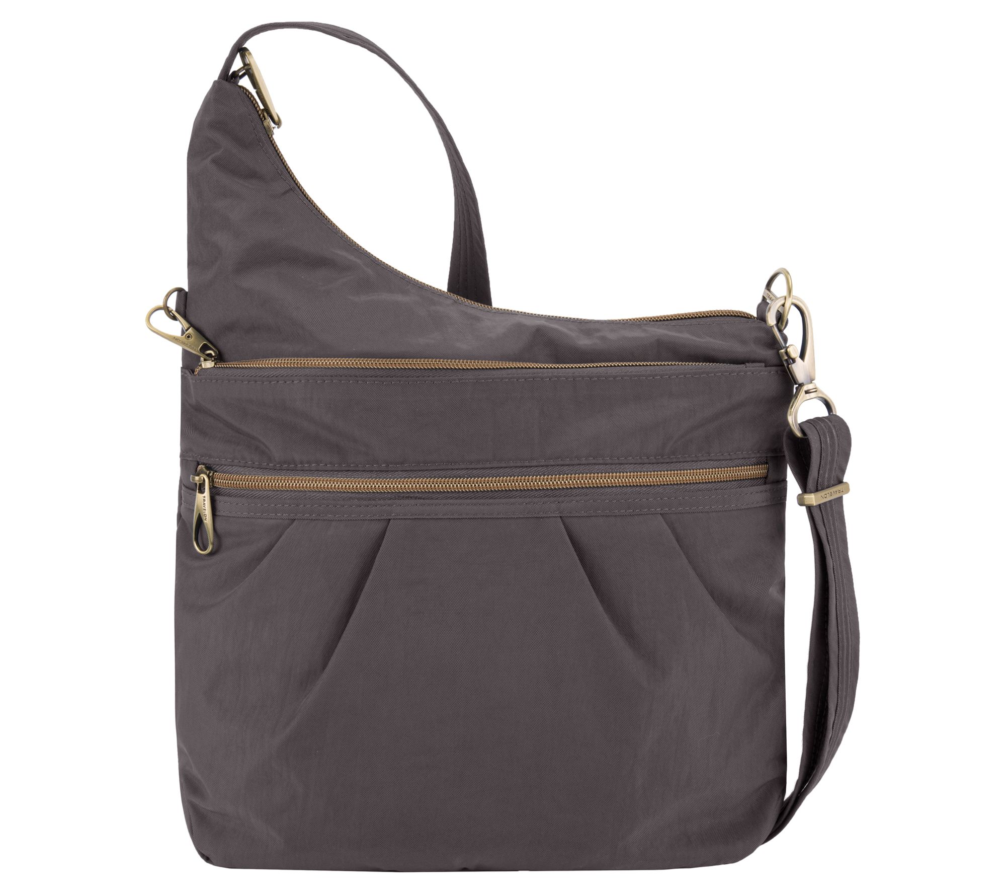 Travelon Anti-Theft Signature Three-CompartmentCrossbody Bag