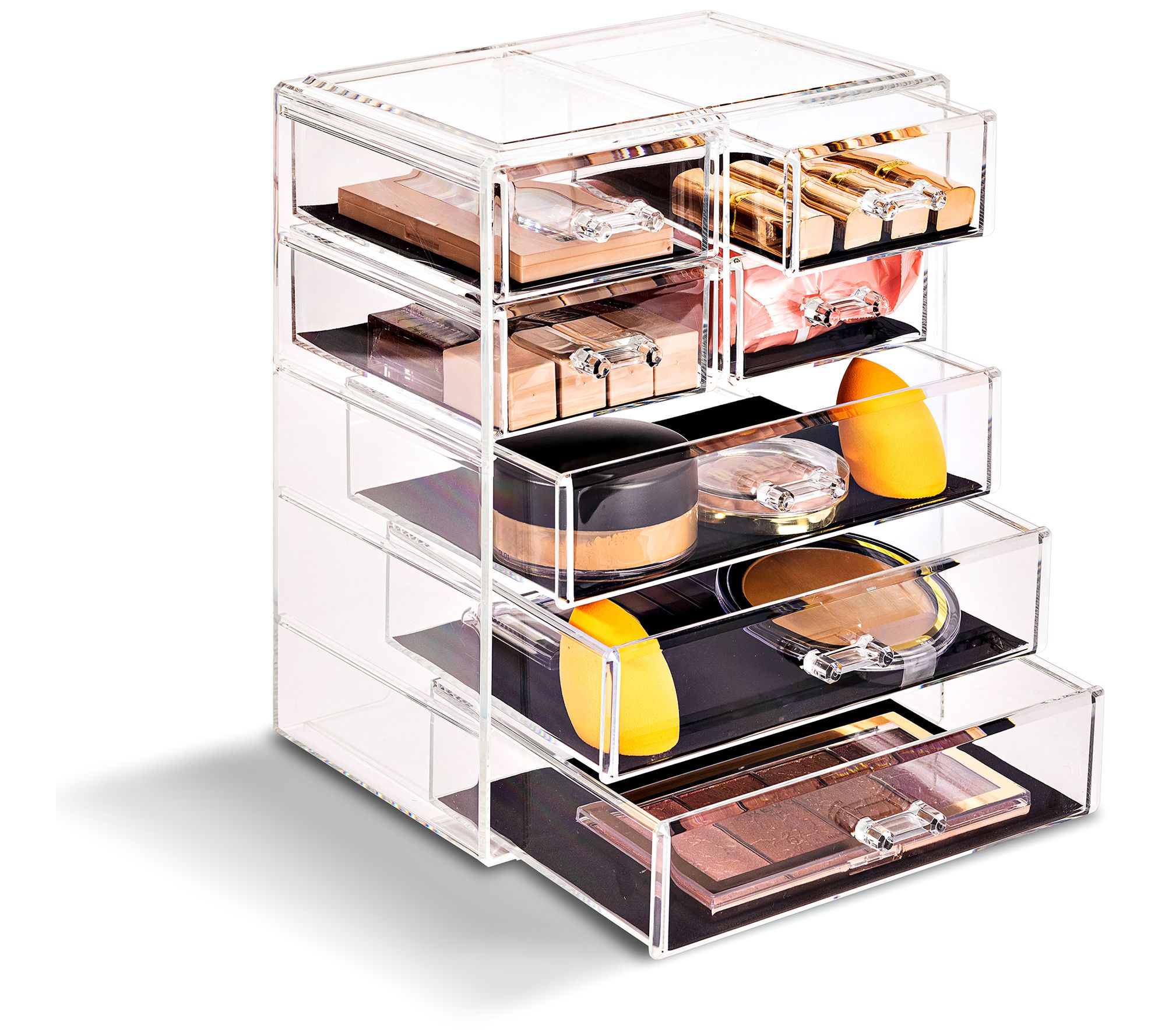 Sorbus Makeup Storage Case - Style 2 - Brown
