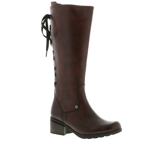 Wolky Side Zip Leather Boots - Hayden