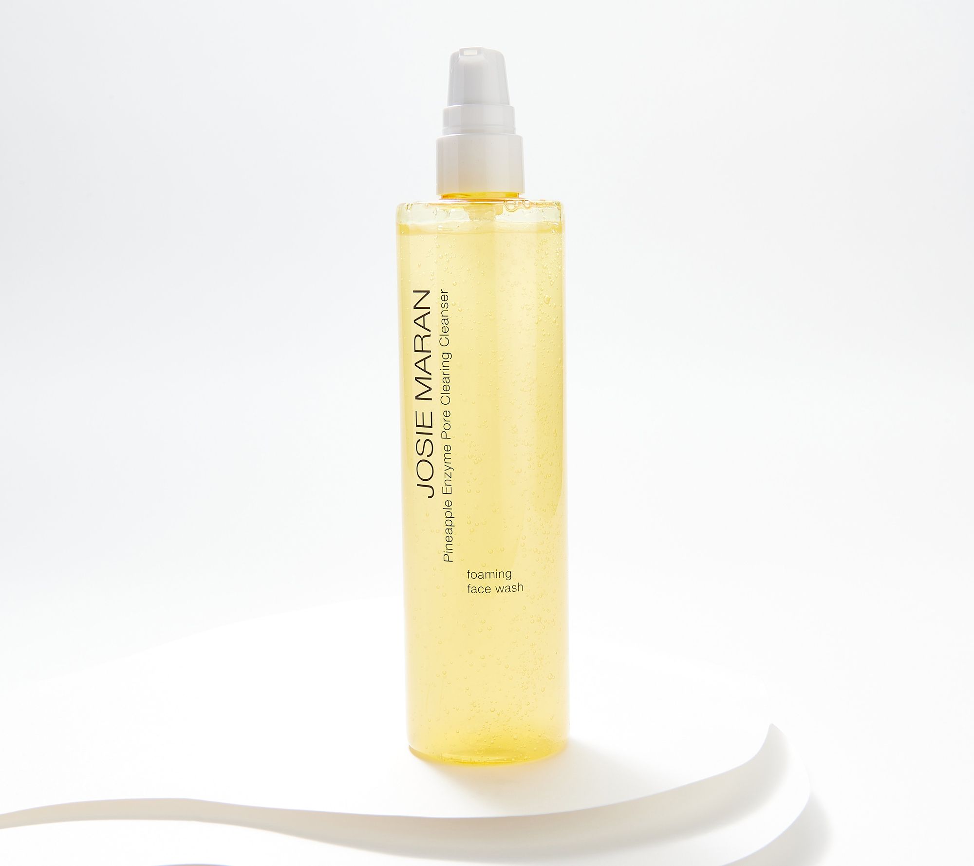 Josie Maran Argan Supersize Pineapple Pore Cleanser w/ Headband - QVC.com