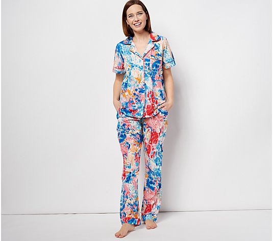 Tolani Collection Short Sleeve Pajama Set