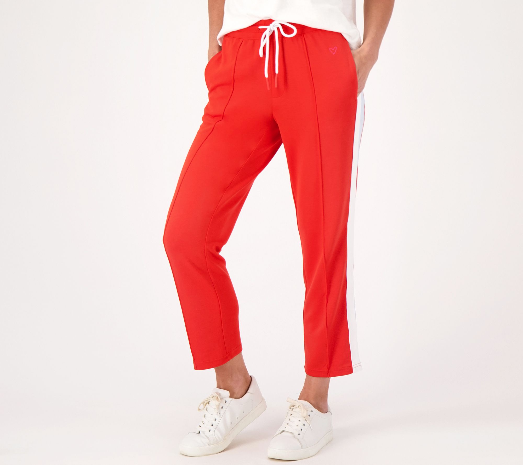 Gaby Espino x Peace Love World Track Pants - QVC.com