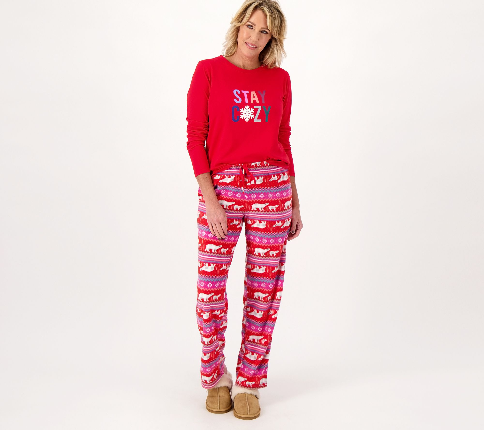 Women's Ultra-Soft Fleece Pajama Sets – 2 pc Set with Christmas Holiday  Prints, Set 2, Small : : Clothing, Shoes & Accessories