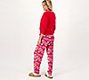Cuddl Duds Women's Cotton Jersey & Microfleece Pajama Set, 1 of 4
