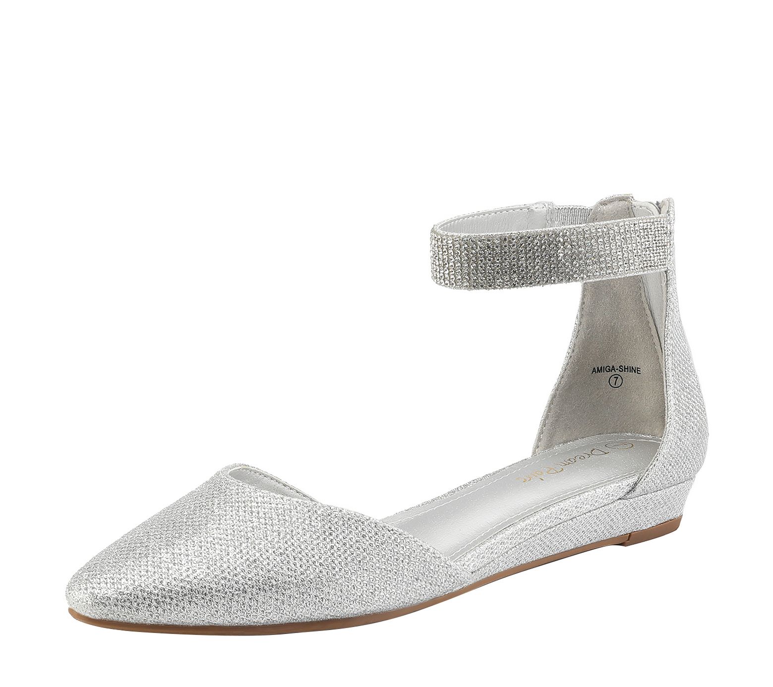 Dream Pairs- Women's Low Wedge Flats- Amiga Shi e