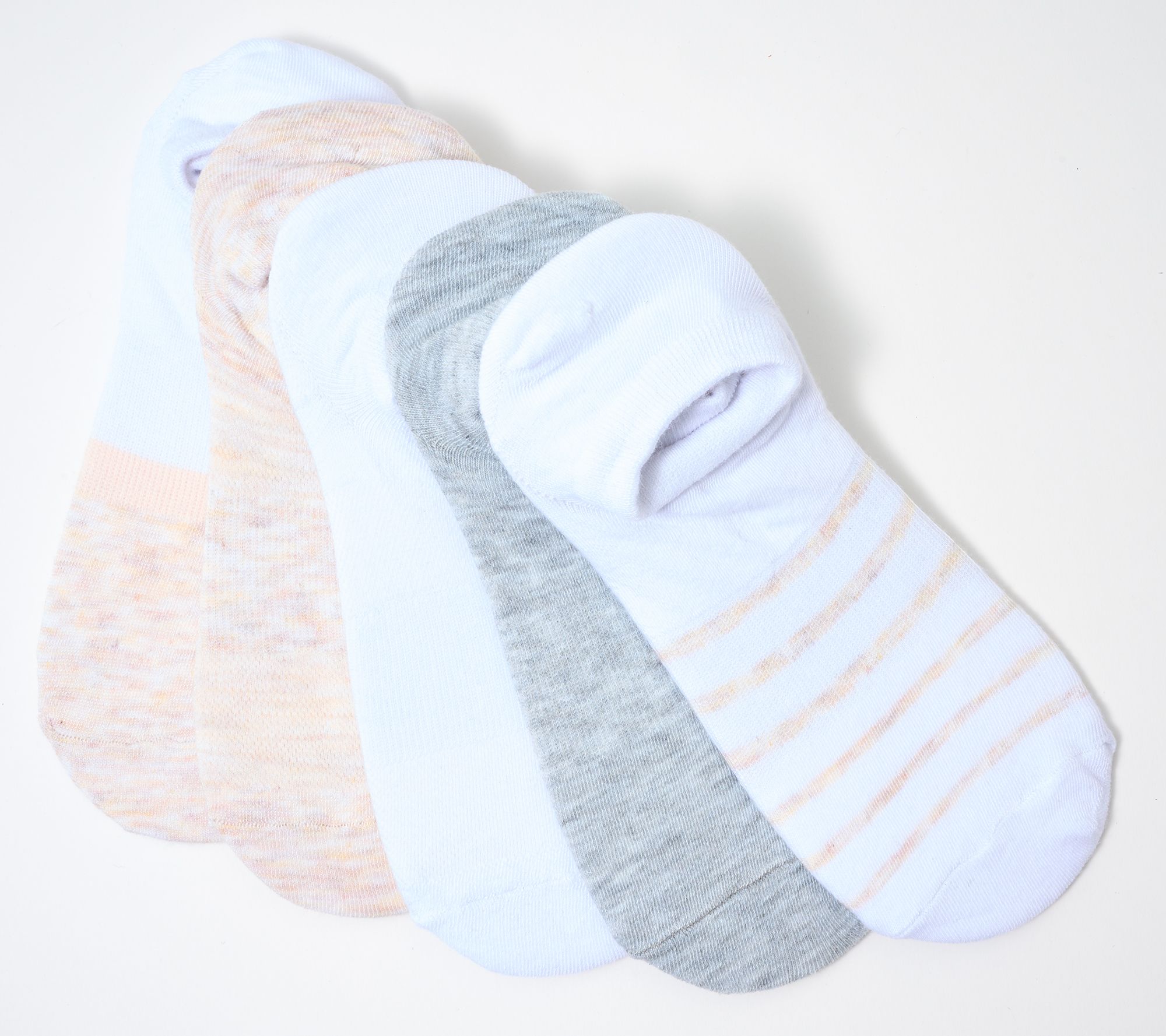 MUK LUKS Fleece Lined Tight & Roll Top Sock Set 