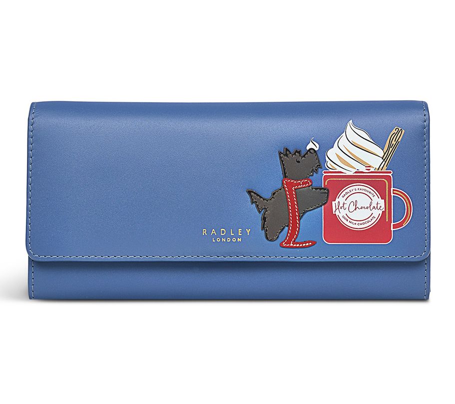 French Blue Small Flapover Shoulder Bag | Loaf Lane SS22 | Radley London