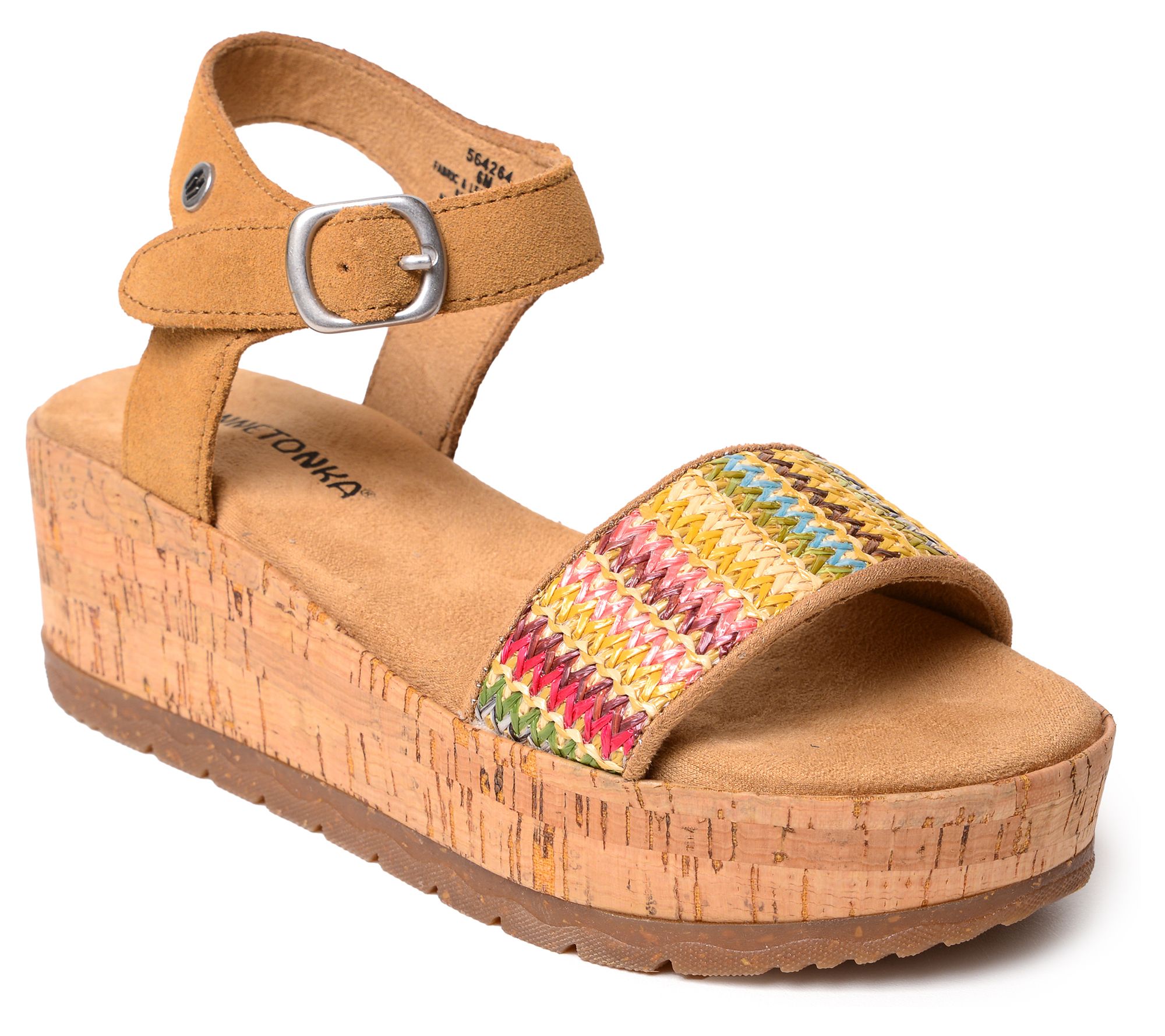 Minnetonka Women's Patrice Wedge Sandals
