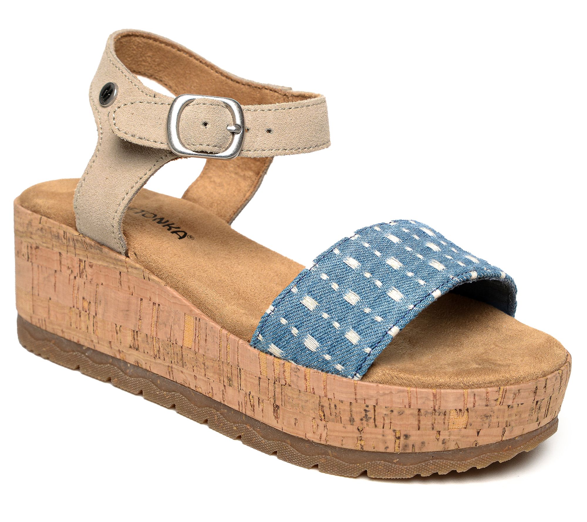 Minnetonka Women's Patrice Wedge Sandals