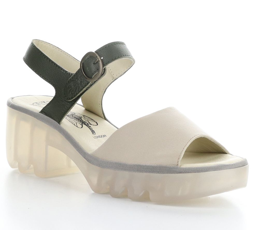 Fly London Leather Lug Sole Sandal - Tull
