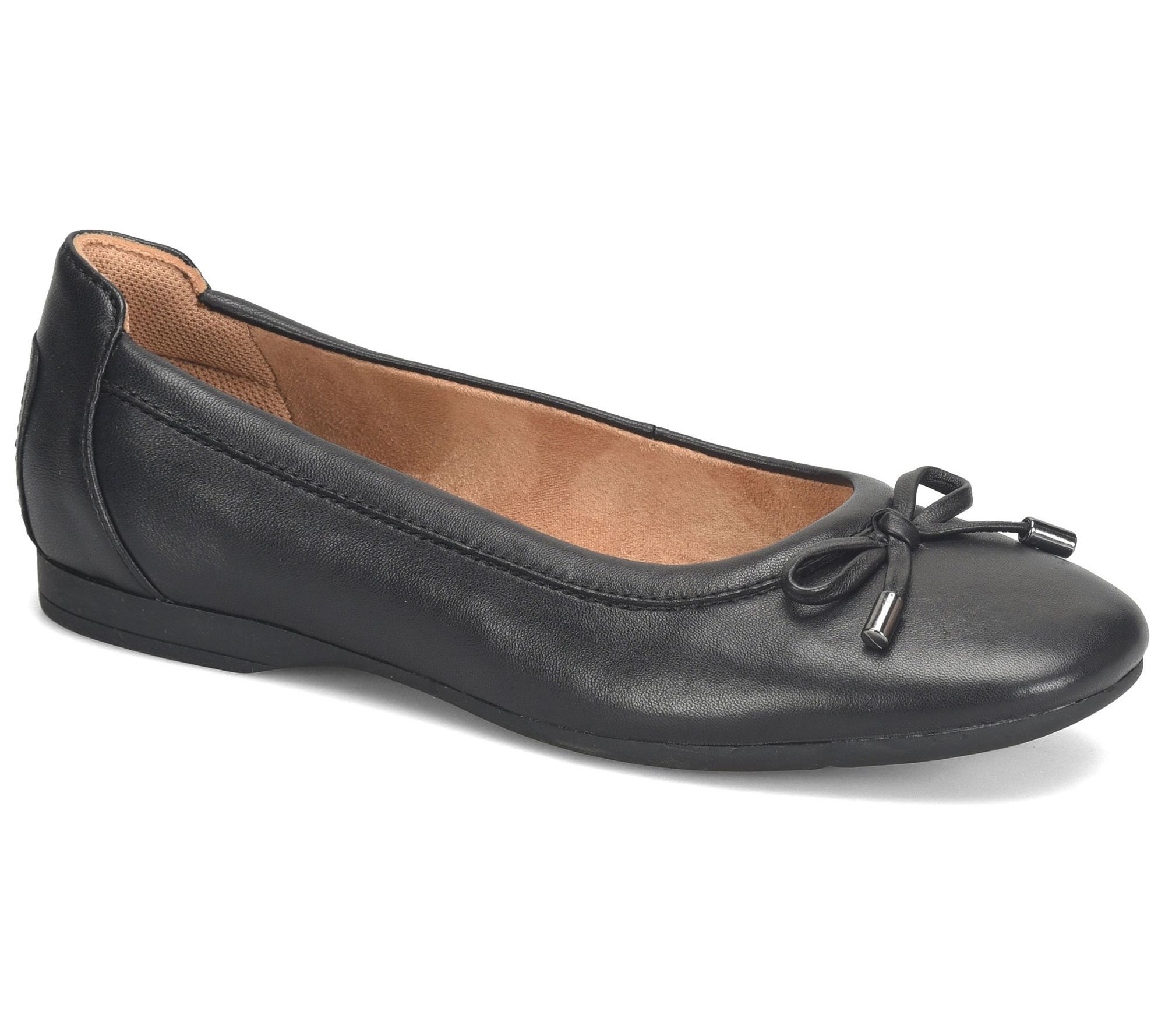 Comfortiva Leather Ballet Flat - Keegan - QVC.com