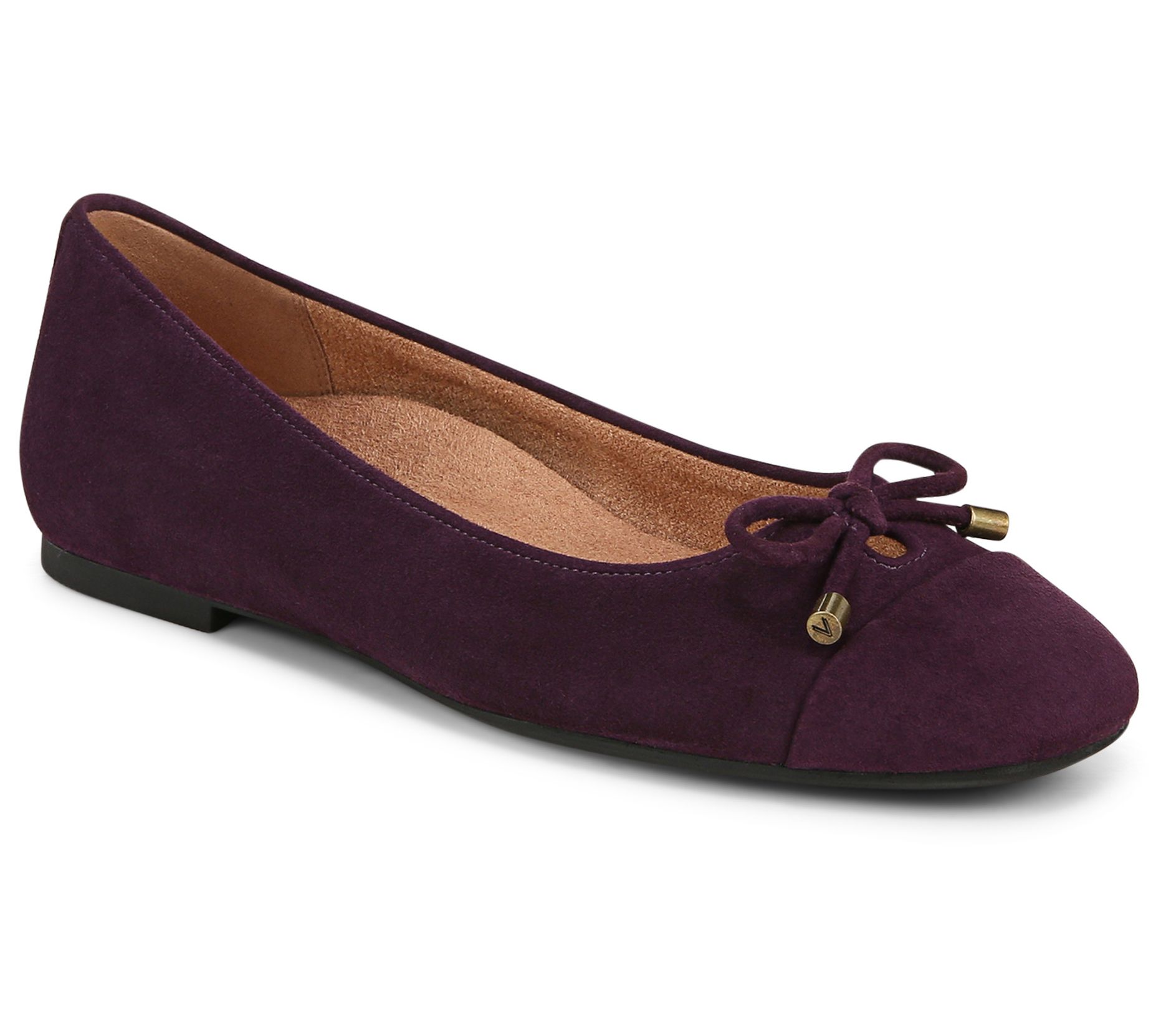 Vionic Leather or Suede Ballet Flats - Klara