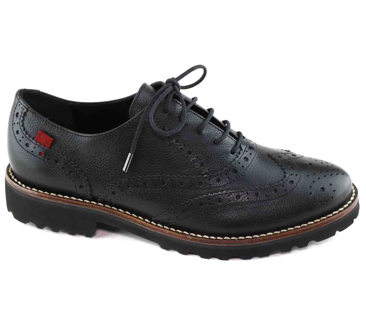 Sapato Social Masculino Couro Legítimo Marc Joseph - Modelo 5th Ave Com Sola De Borracha