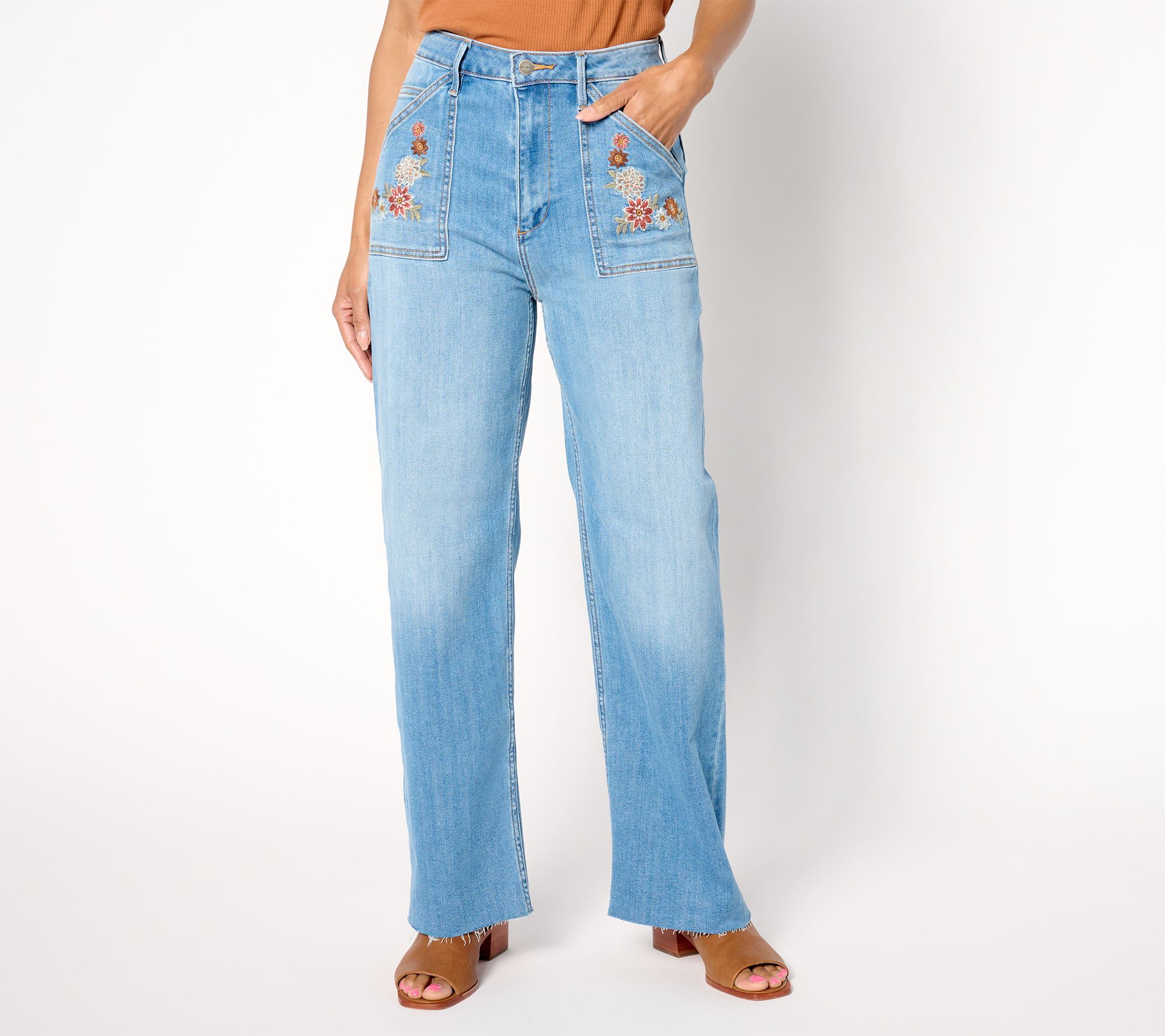 "As Is" Driftwood Jeans Taylor Straight Relaxed Jean- Spring Neptune