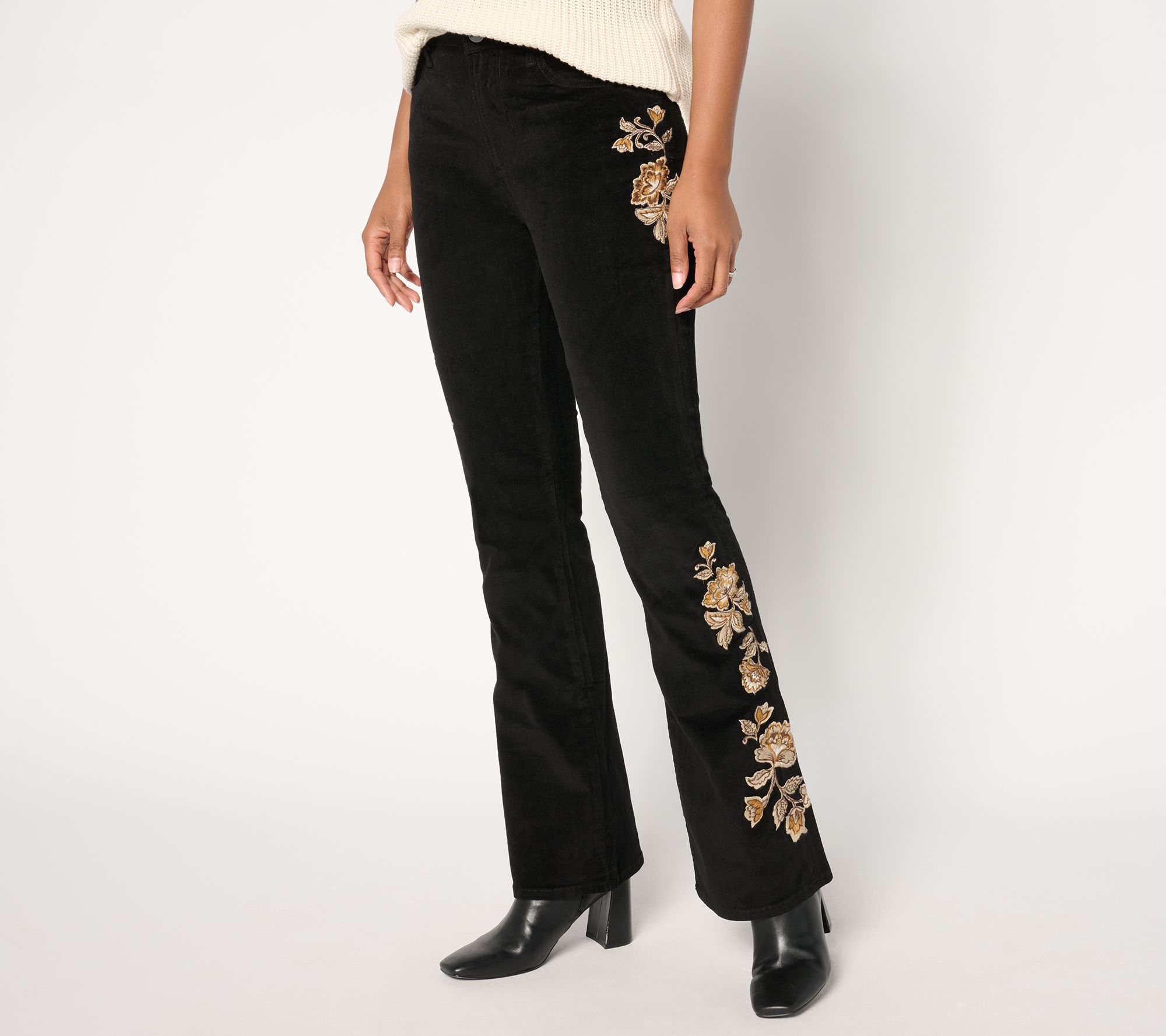 "As Is" Driftwood Jeans Wyatt Corduroy Bootcut Pants- Veranda