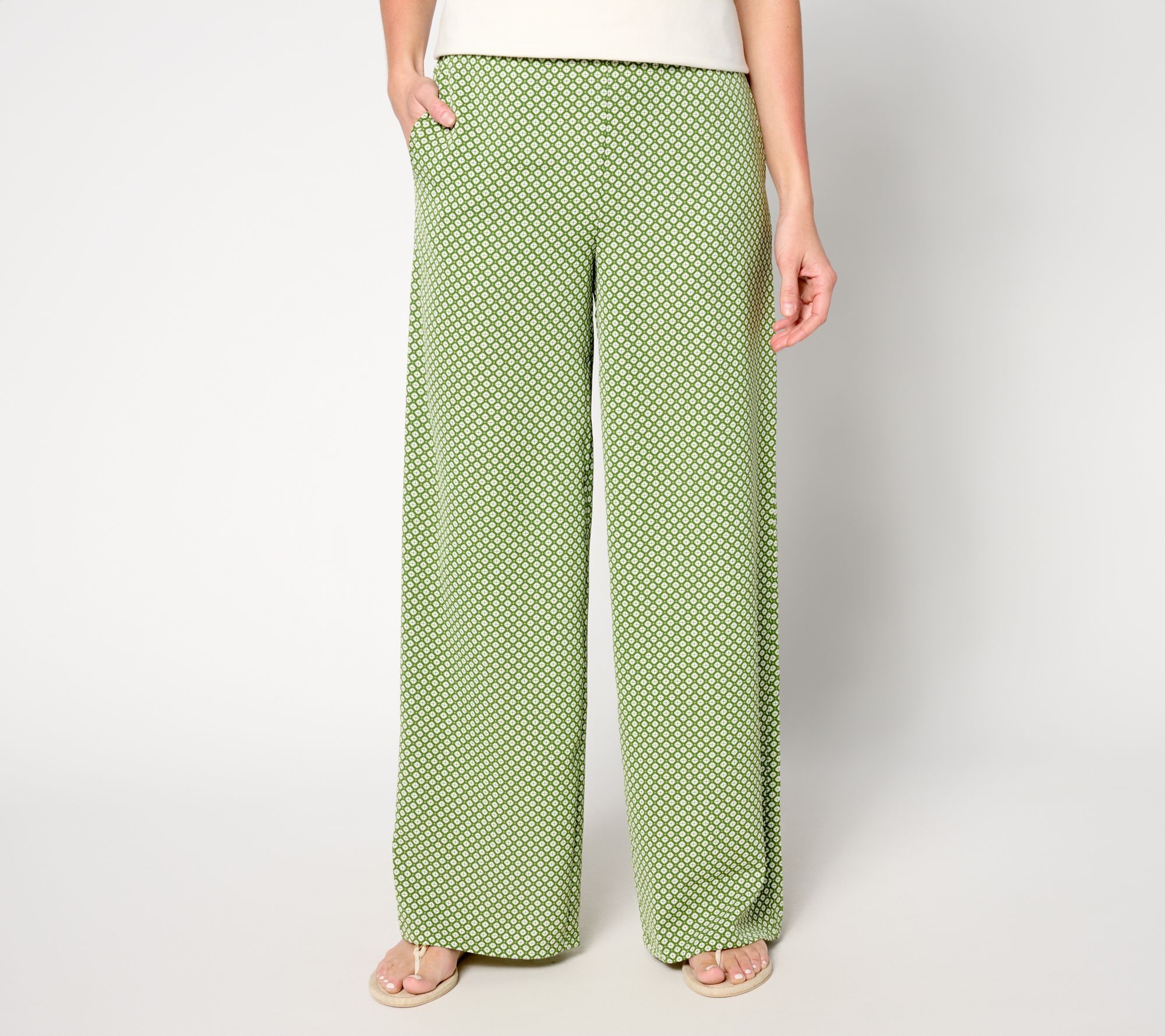 BEAUTIFUL by Lawrence Zarian The Milena Regular Pull-On Wide Leg Pant