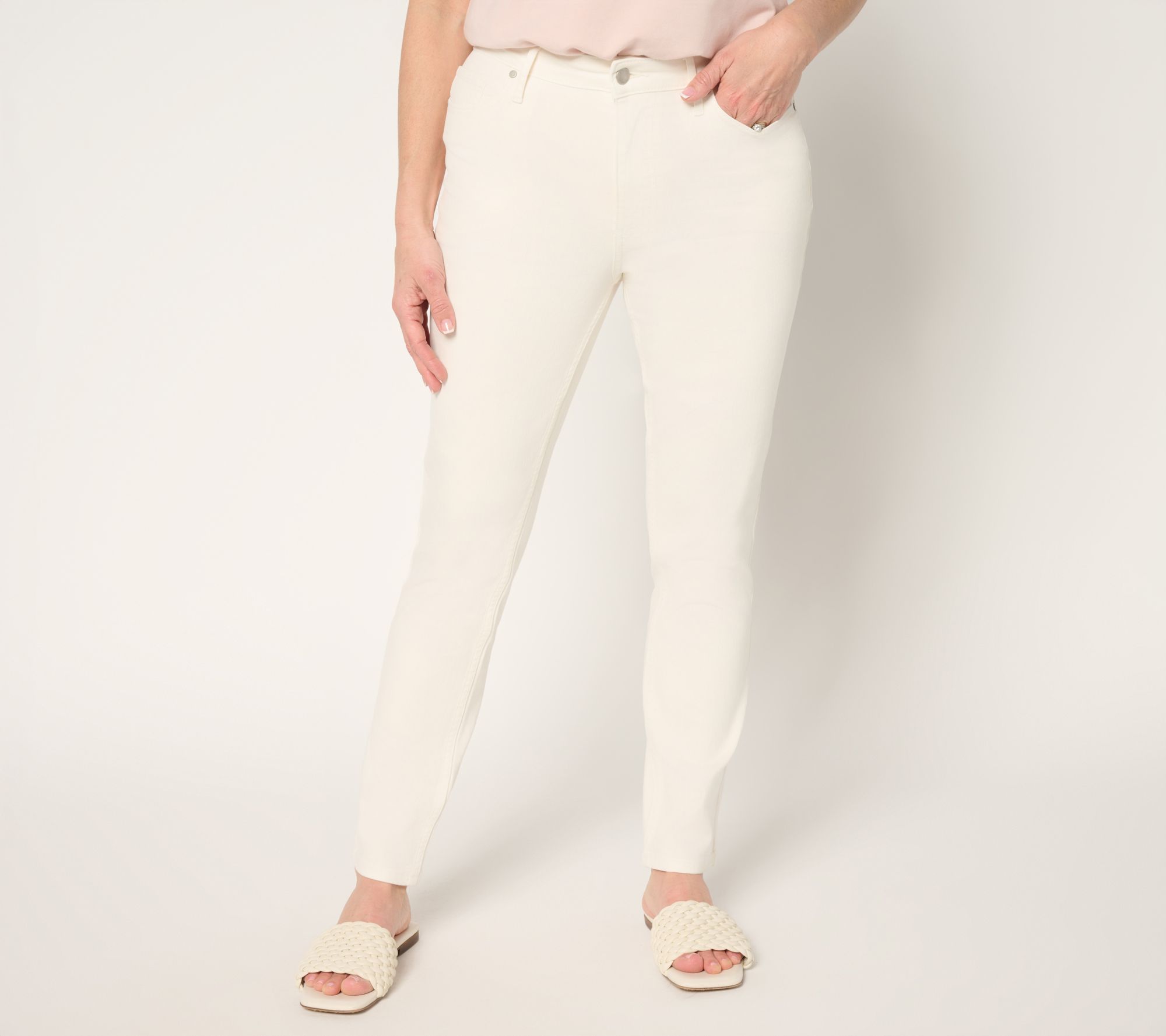BEAUTIFUL by Lawrence Zarian Regular Classic Straight Leg Ankle Jean