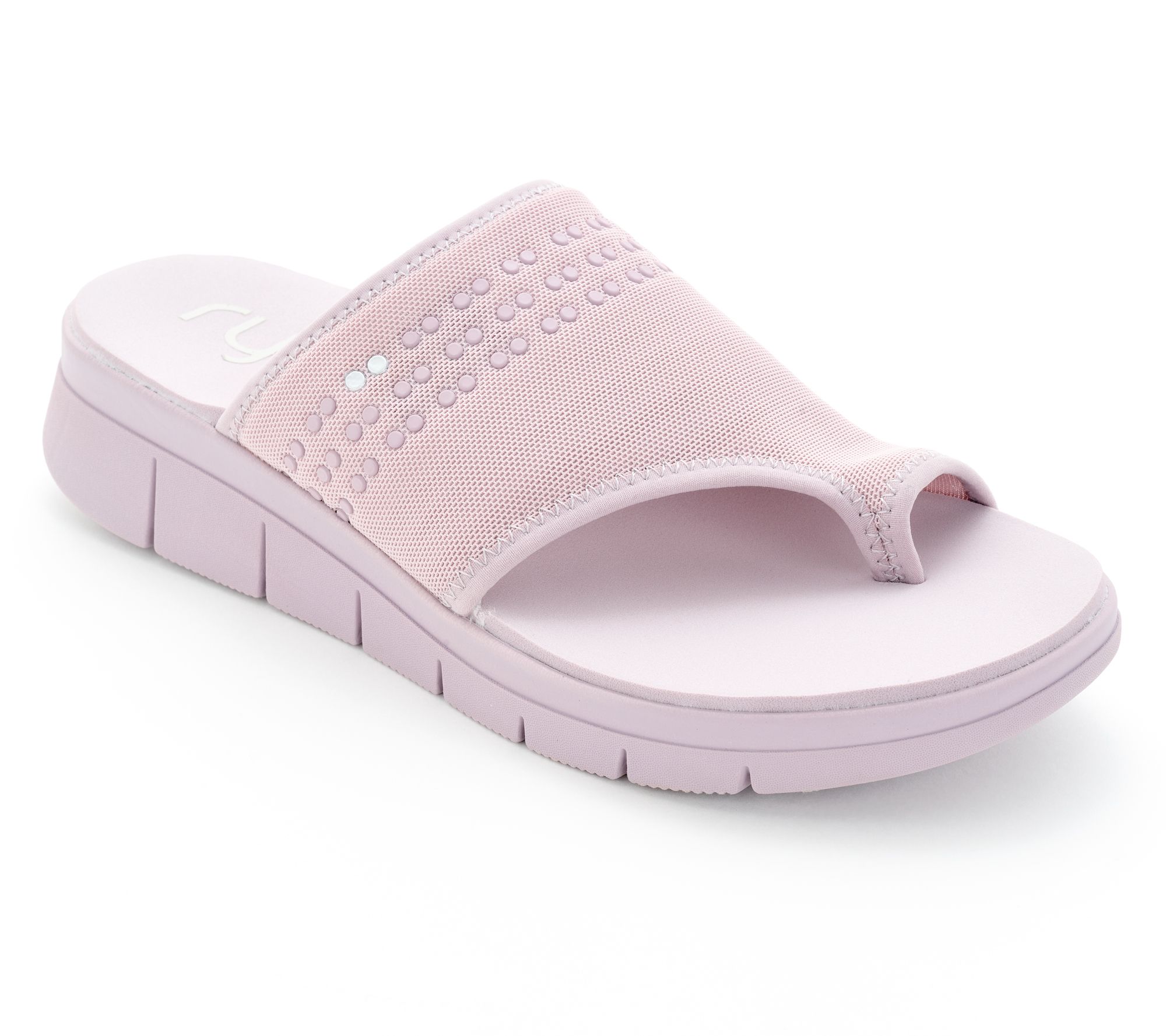 Ryka Washable Toe-Loop Slide Sandals - Elegance