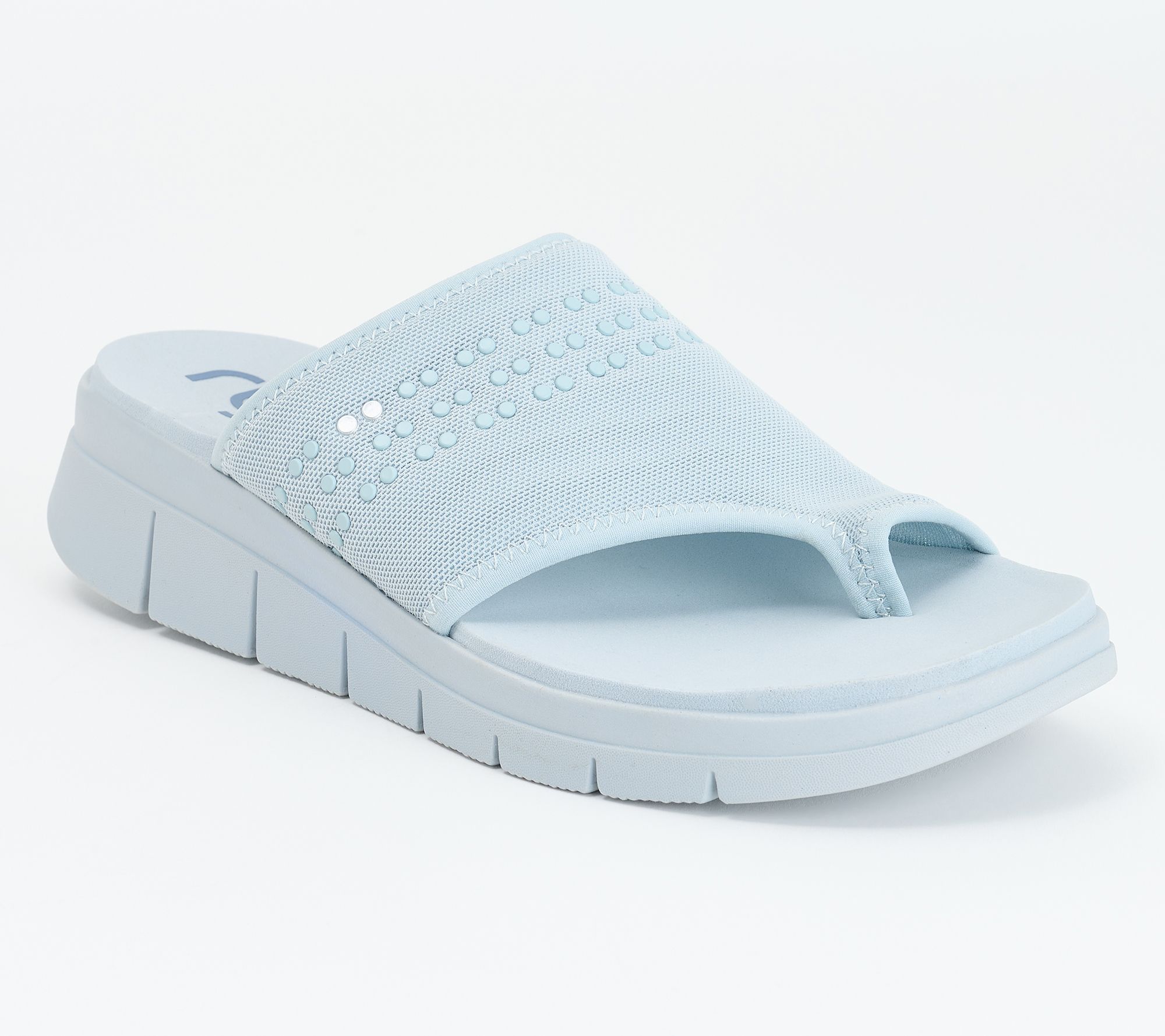 Ryka Washable Toe-Loop Slide Sandals - Elegance