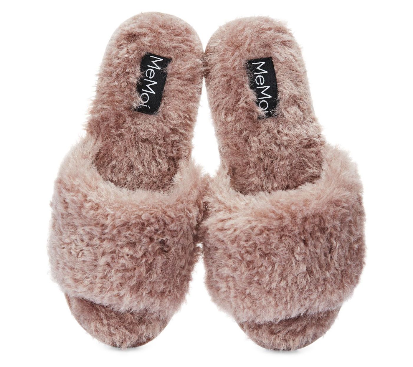 Memoi Women's Jacqueline Plush Slide Slippers
