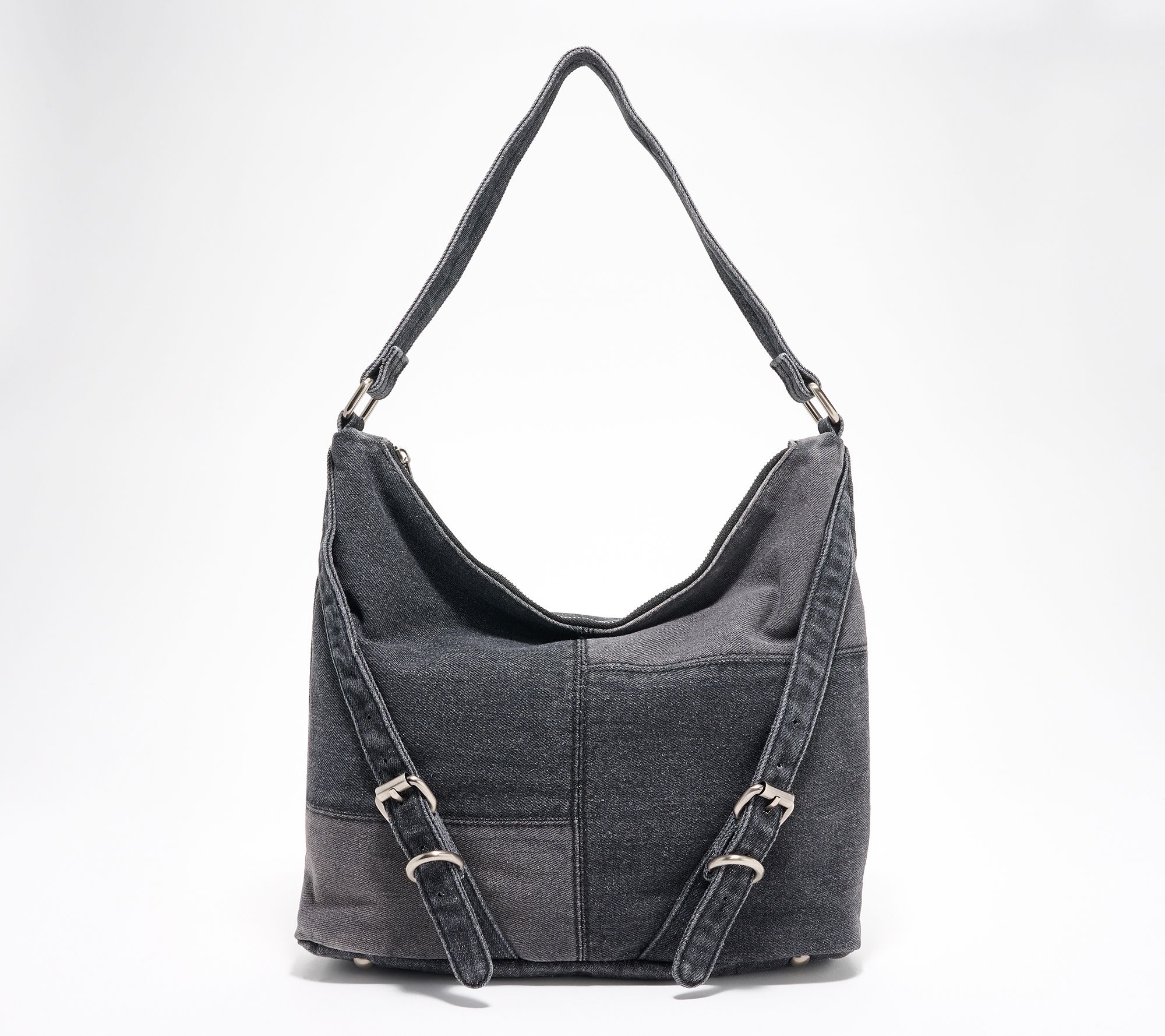 "As Is" Patricia Nash Elia Denim Hobo Bag
