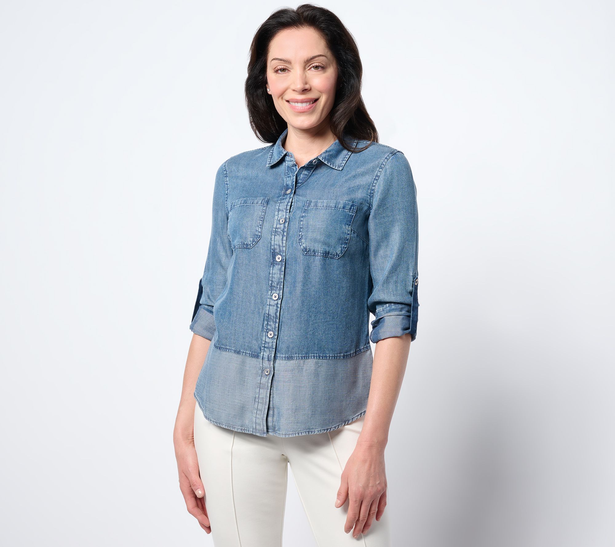 "As Is" Liverpool Los Angeles Long Sleeve Button Down Shirt