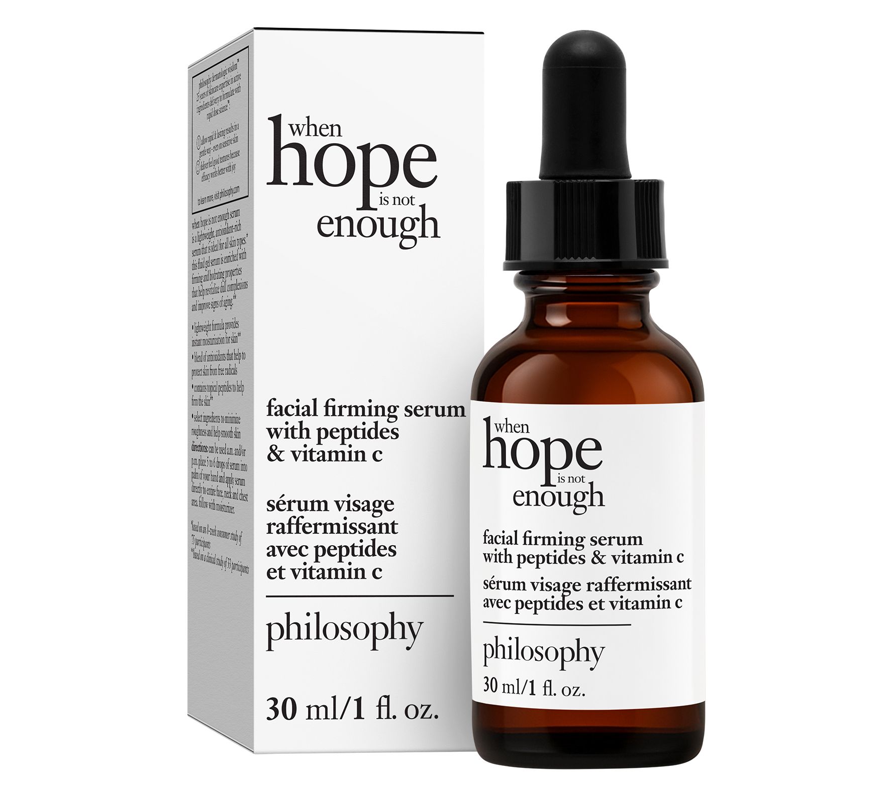 philosophy 1 oz. when hope is not enough facialfirming serum