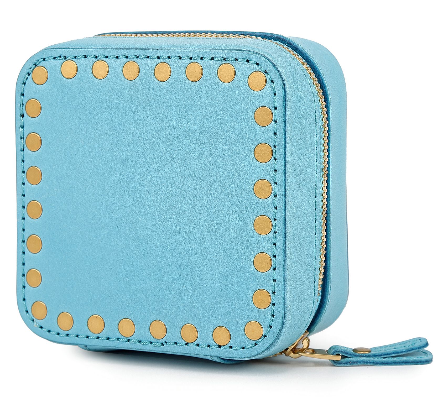 Old Trend Leather Square Jewelry Box