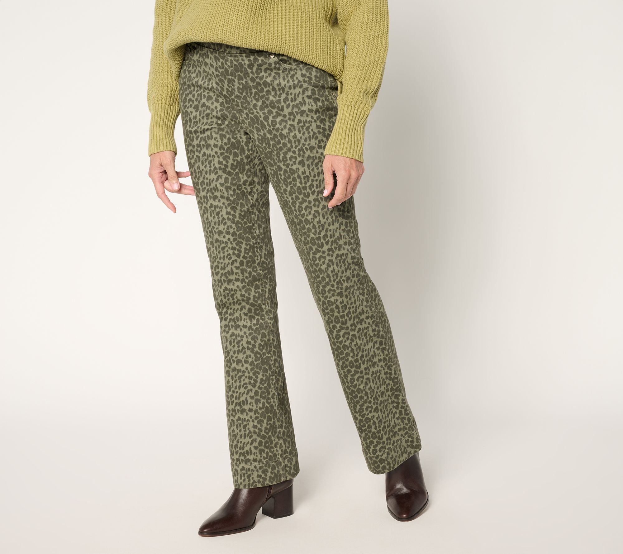 "As Is" Belle by Kim Gravel Pet TripleLuxe Twill Micro Flare Jean