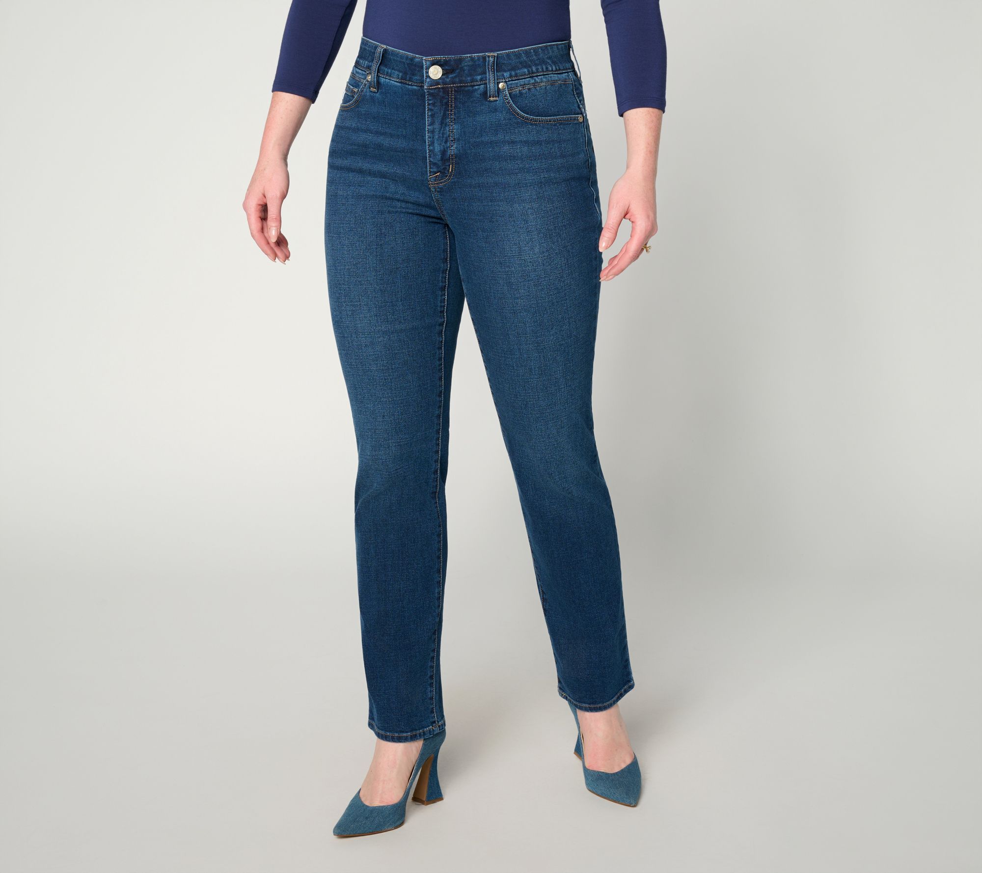 Seven7 Jeans Uplifter Straight Leg Jeans - Canyon