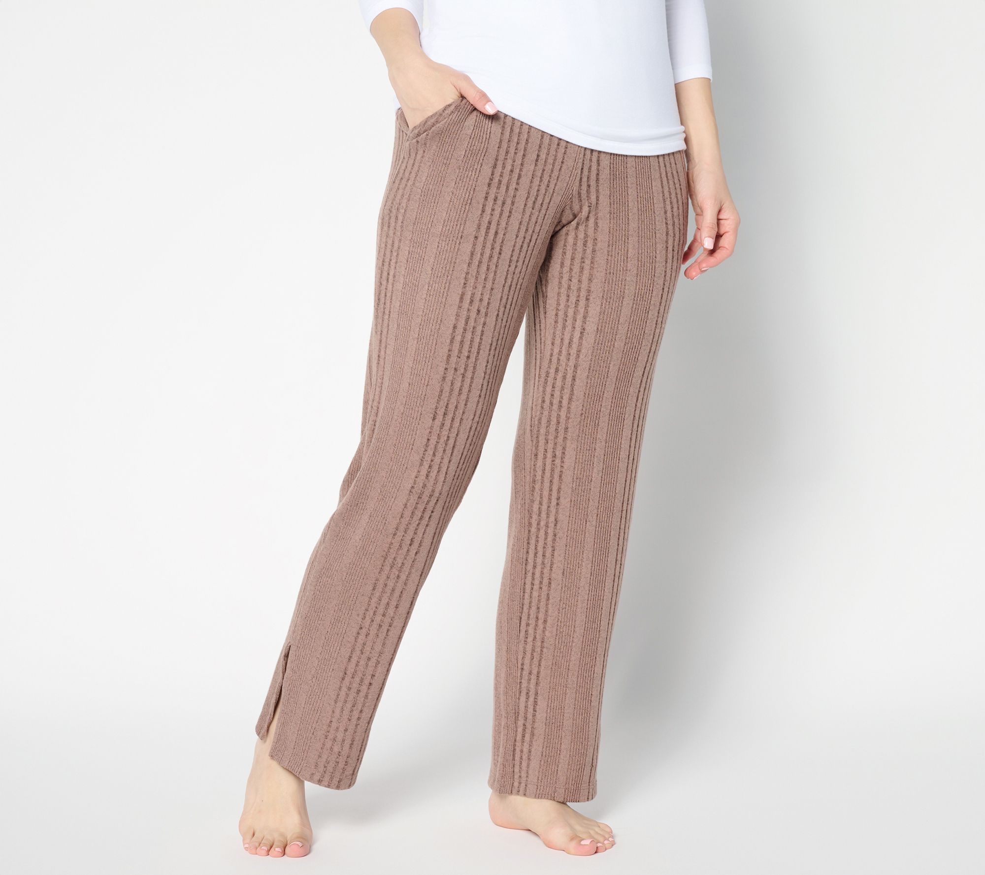 "As Is" Cuddl Duds Comfort Rib Lounge Pant