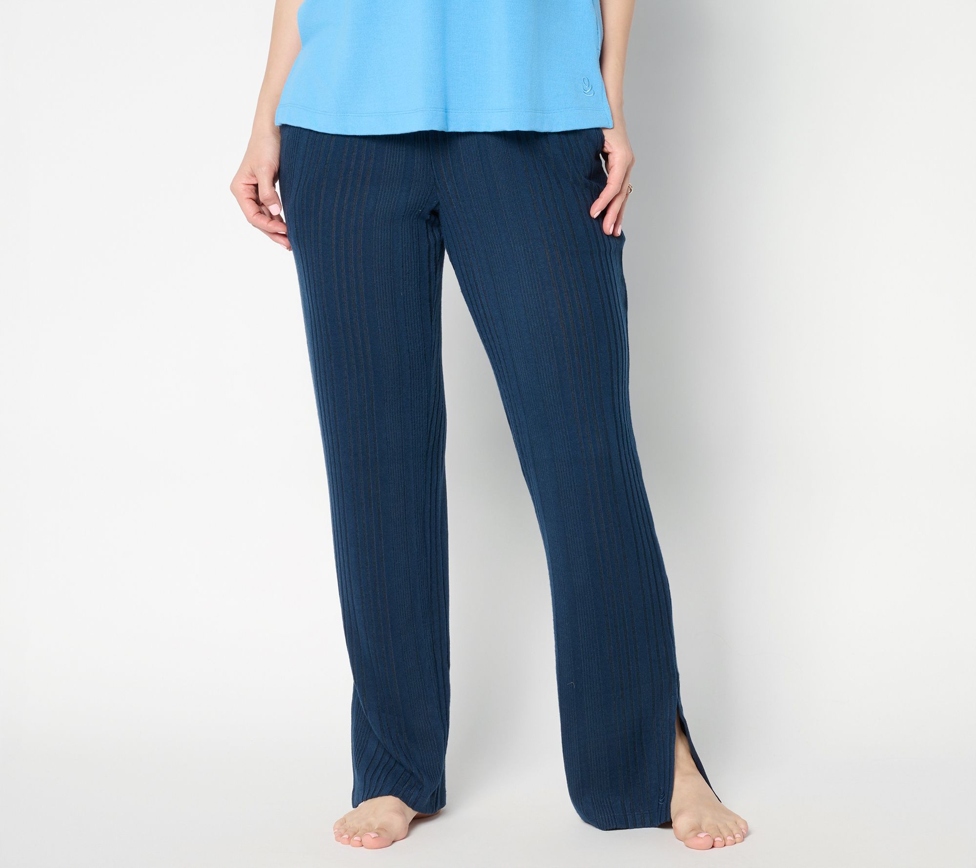 "As Is" Cuddl Duds Comfort Rib Lounge Pant