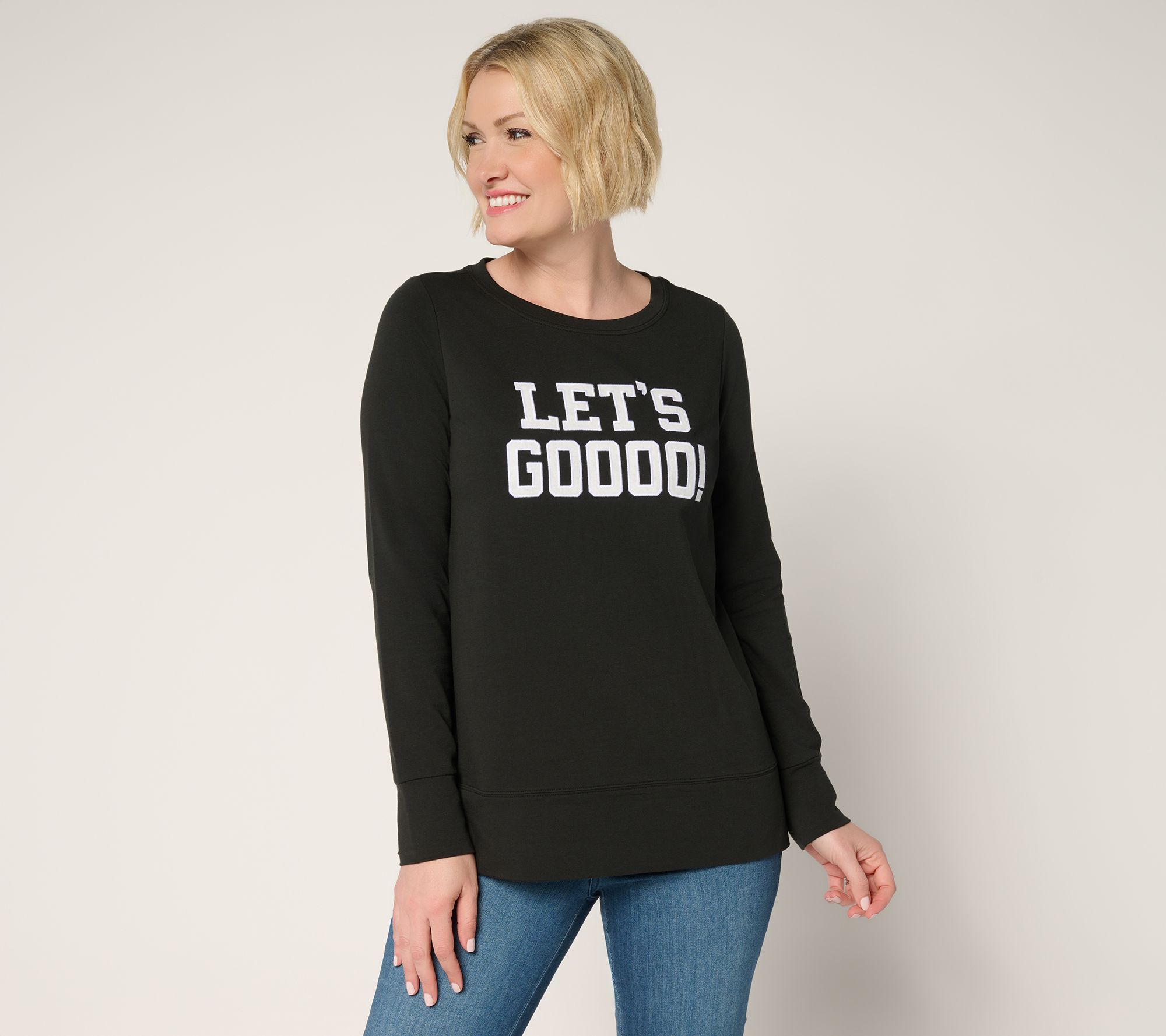 "As Is" Belle by Kim Gravel Game Day Let's GOOO! Top