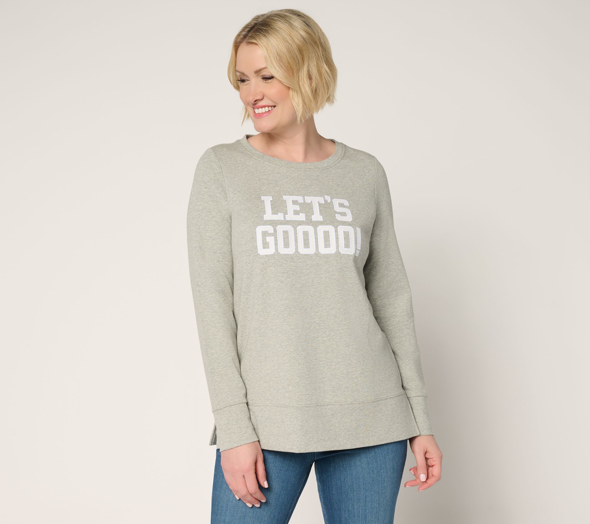 "As Is" Belle by Kim Gravel Game Day Let's GOOO! Top