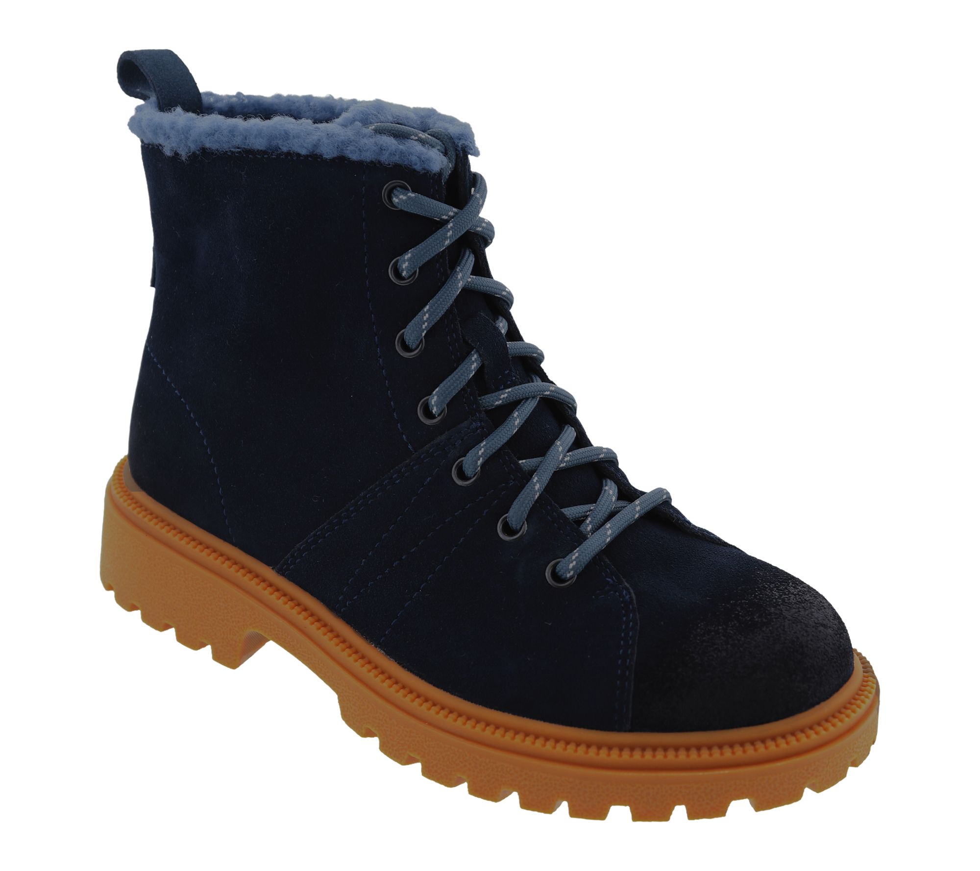 Mykos Lace-Up Premium Suede Boots - Rowan