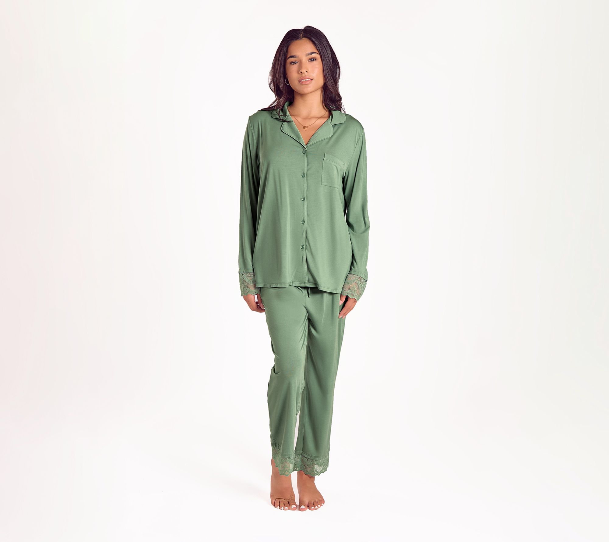 iCollection Modal Blend Notch Collar PJ Set