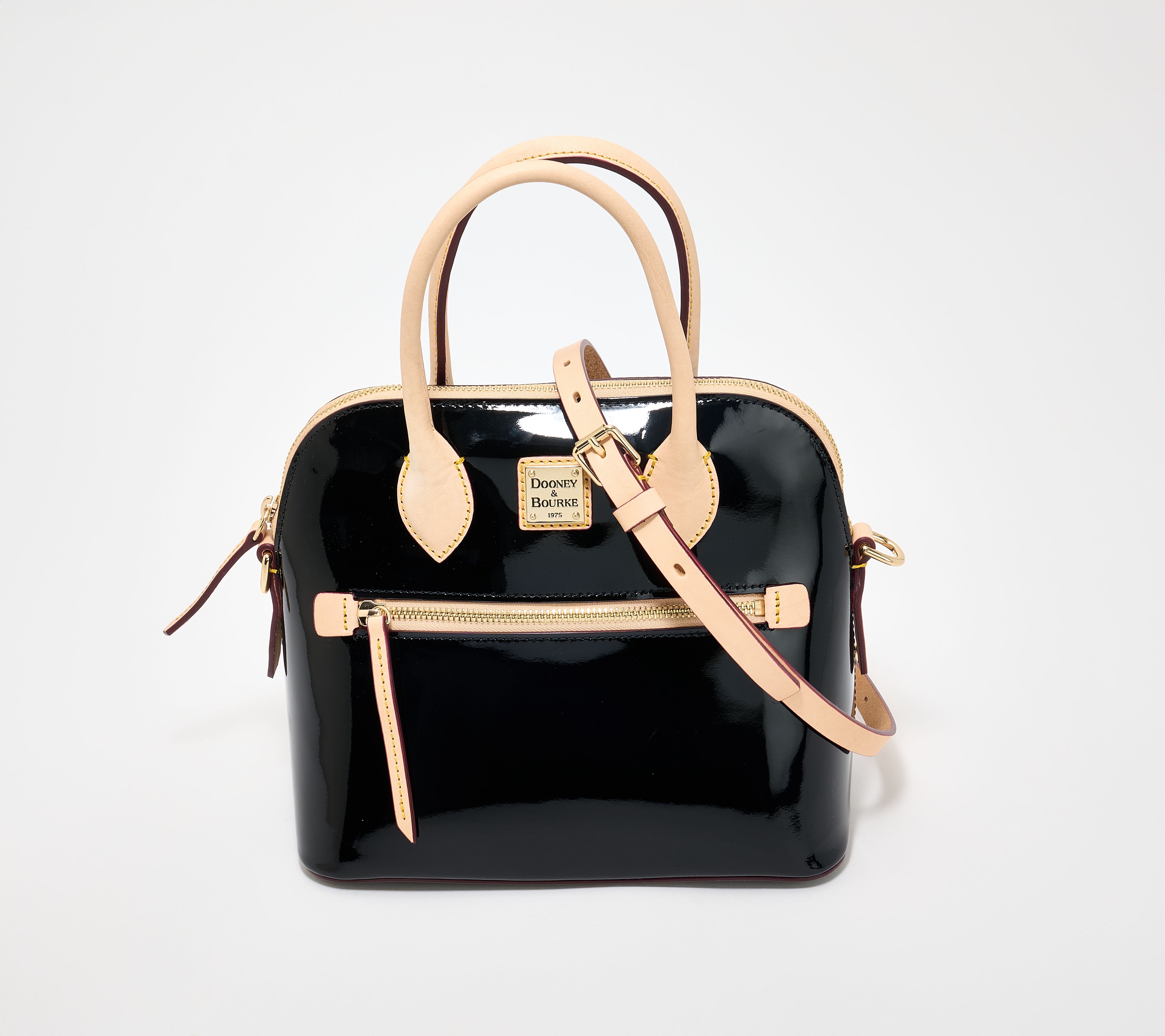 Dooney & Bourke Domed Patent Satchel
