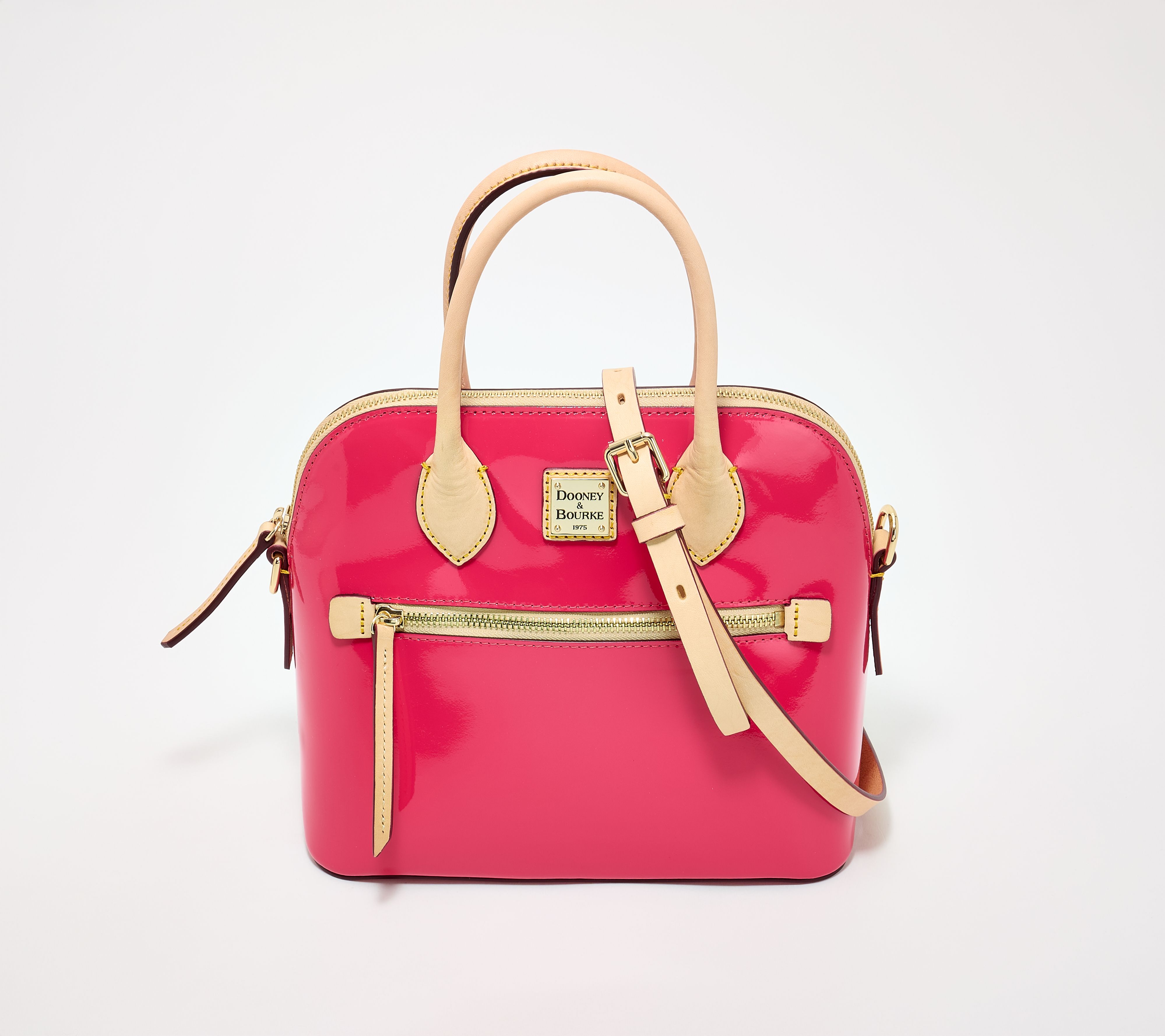Dooney & Bourke Domed Patent Satchel