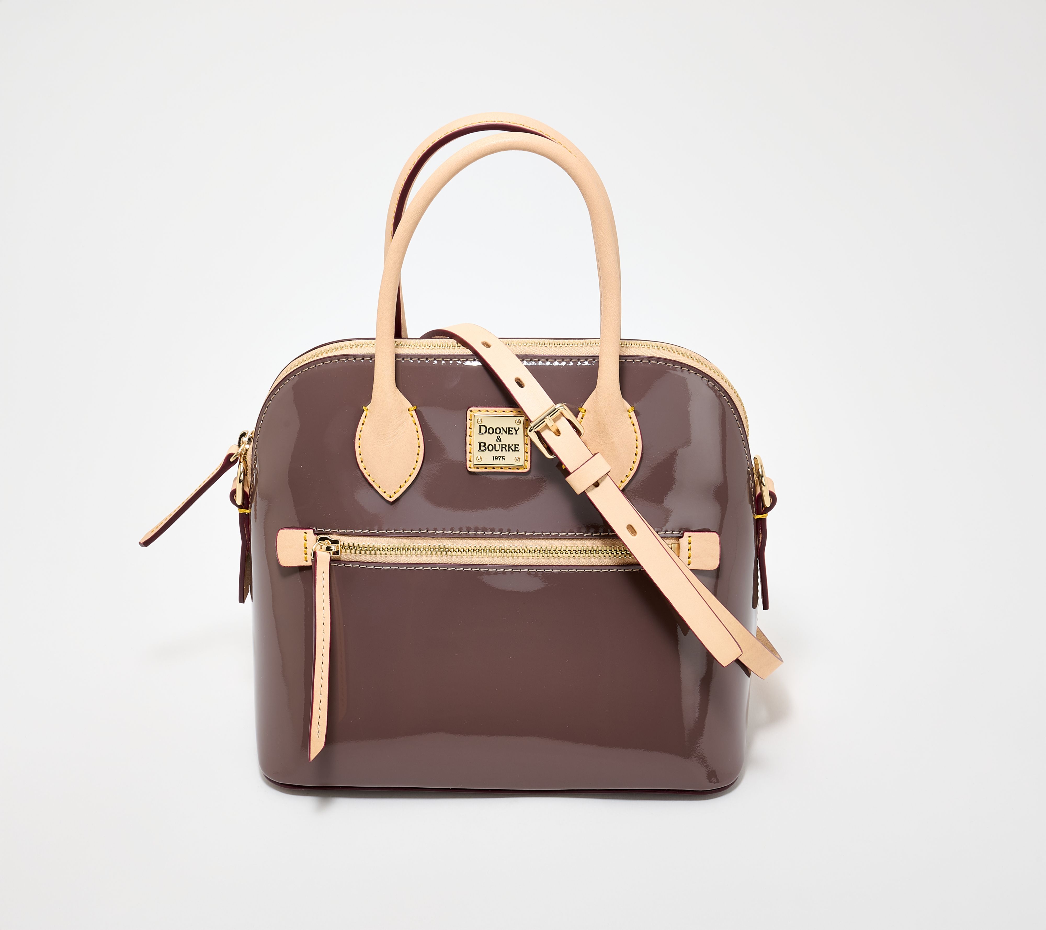 Dooney & Bourke Domed Patent Satchel