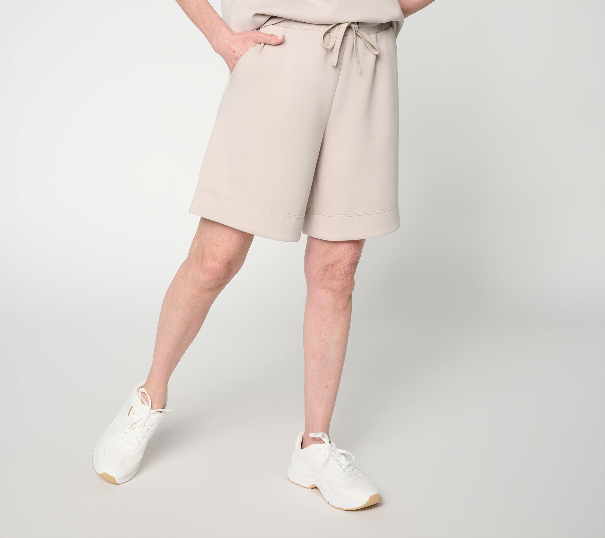 Martha Stewart Signature Tall Comfort Stretch Wide-Leg Shorts