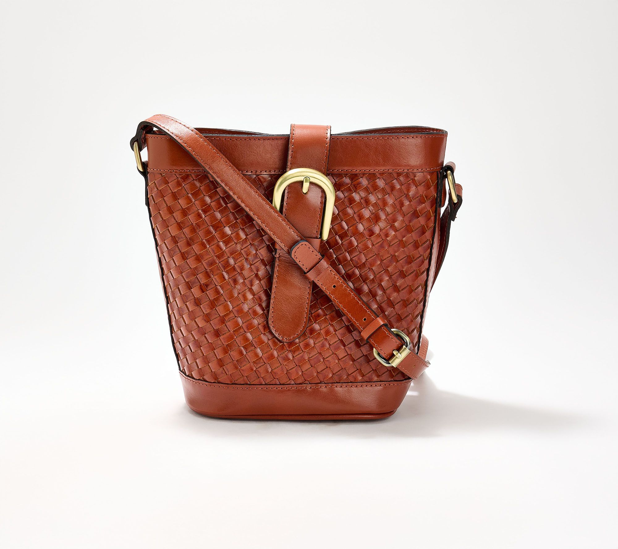 Patricia Nash Woven Leather Margaux Crossbody