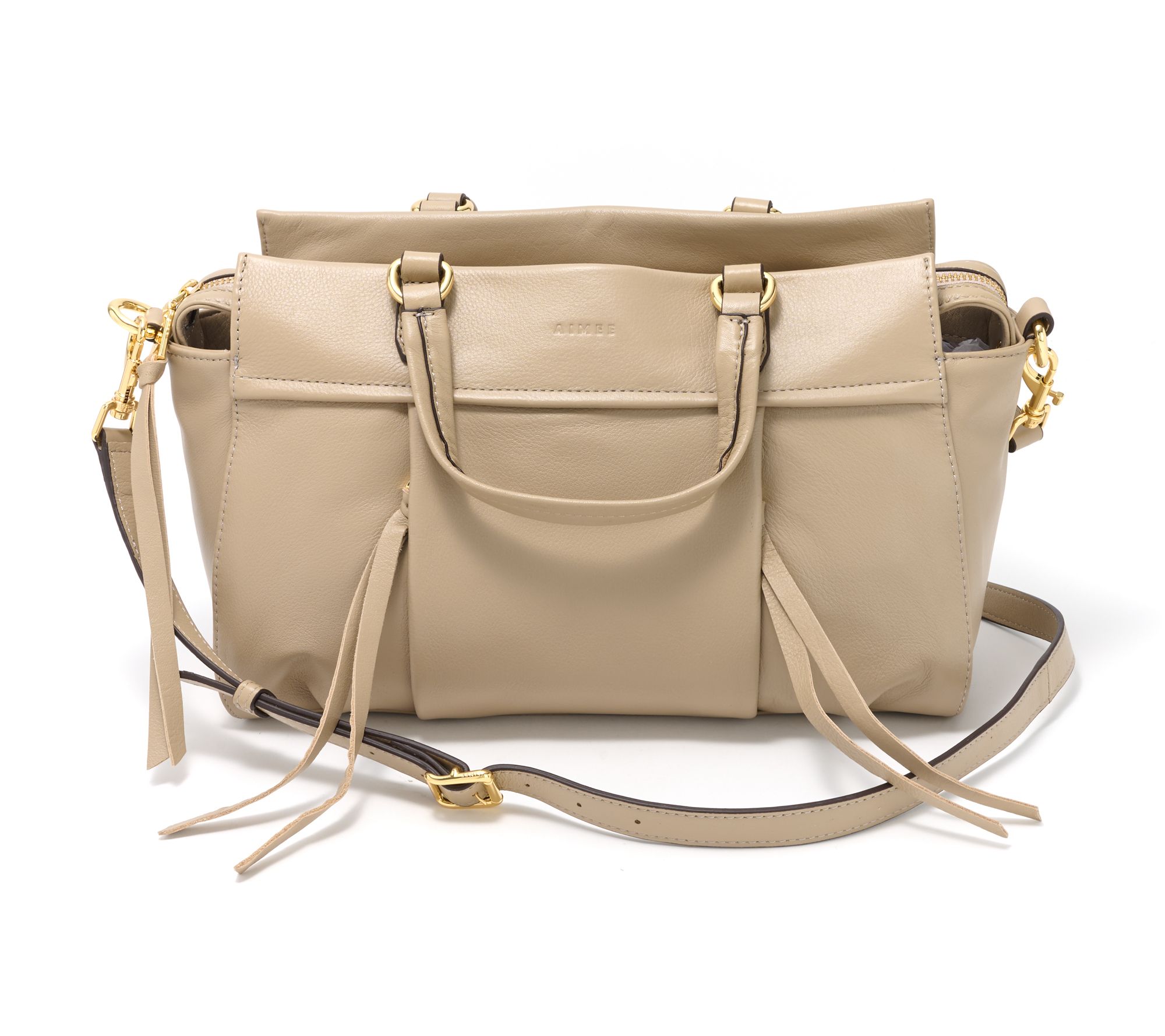 "As Is" Aimee Kestenberg Weekend Worn Leather Satchel