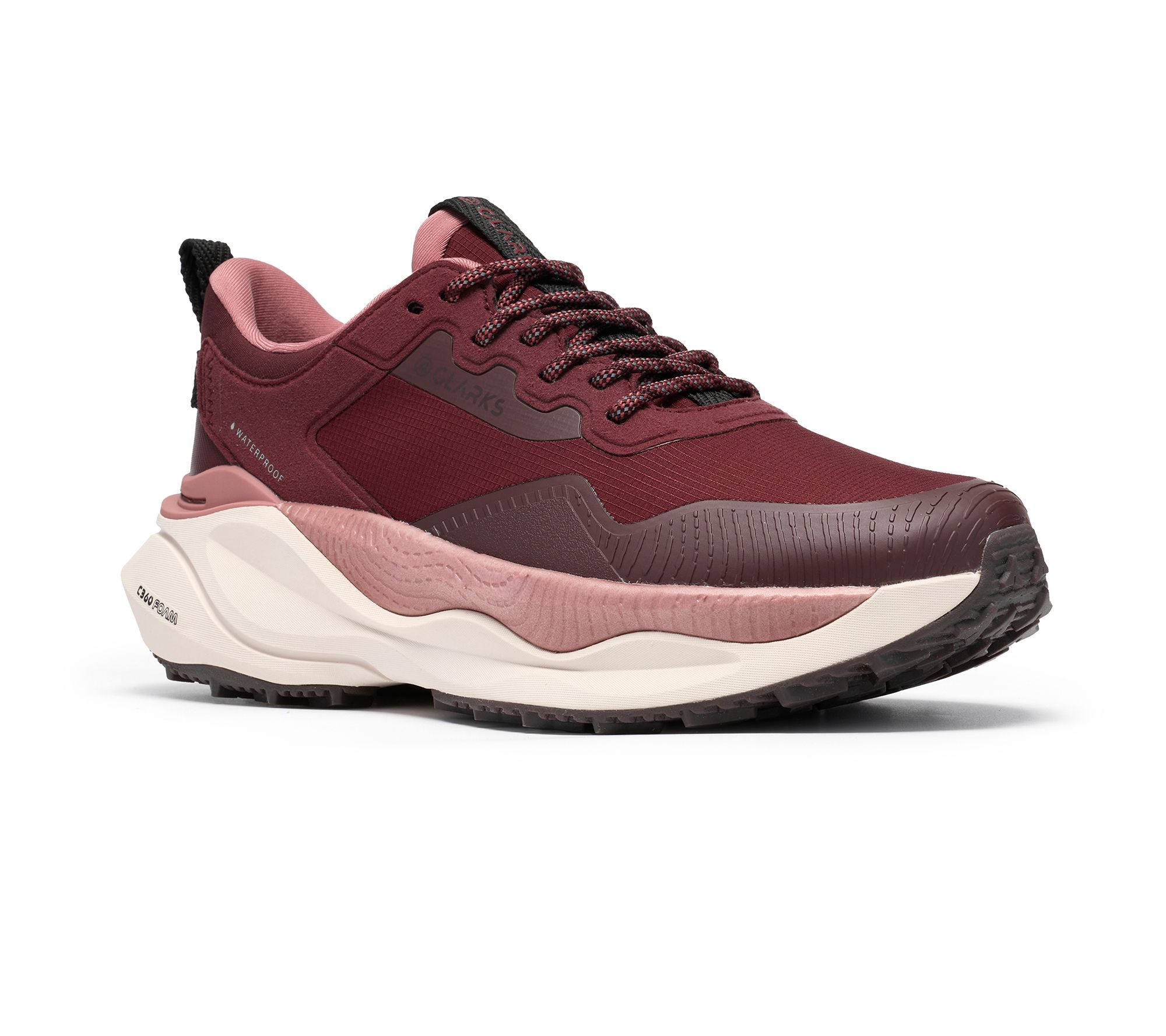 Clarks Signature Lace -Up Sneakers -Pace Trail Go