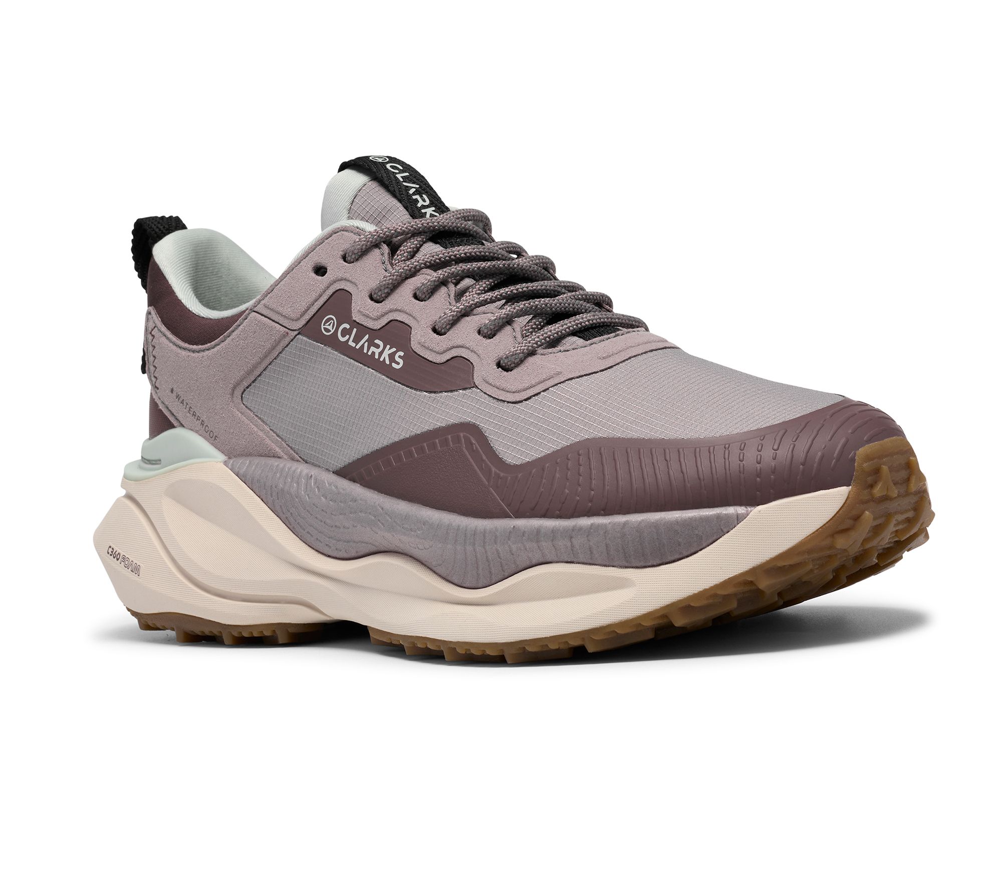 Clarks Signature Lace -Up Sneakers -Pace Trail Go