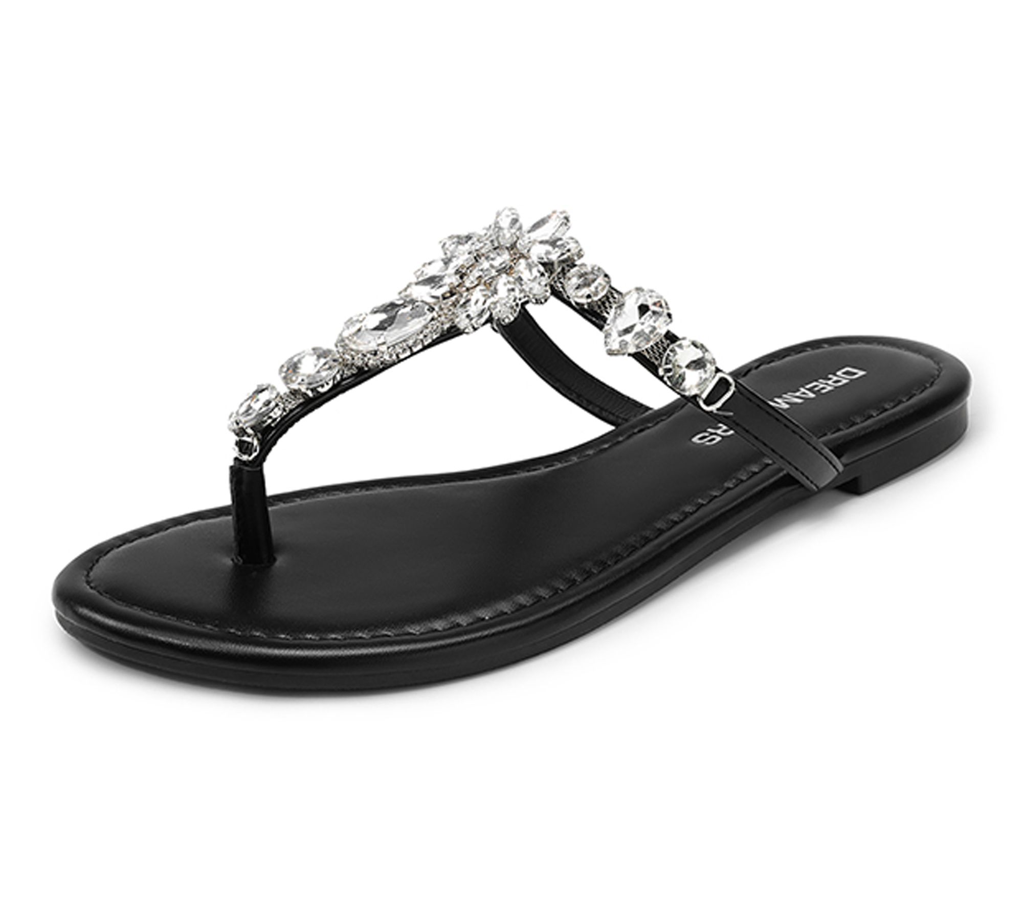 Dream Pairs Rhinestone Thong Sandals