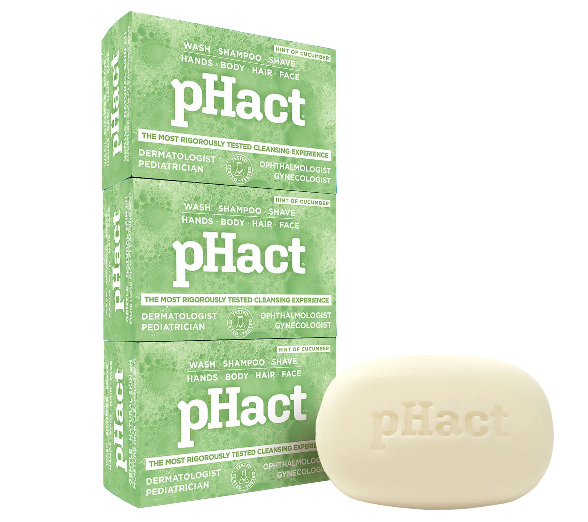 Andrew Lessman pHact Cleansing Bar 4.25 oz 3 Pack