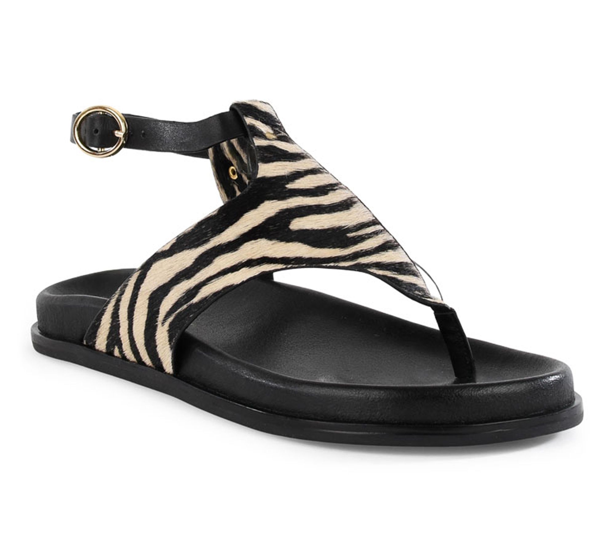 "As Is" Seychelles Comfort Footbed Leather Thong Sandal