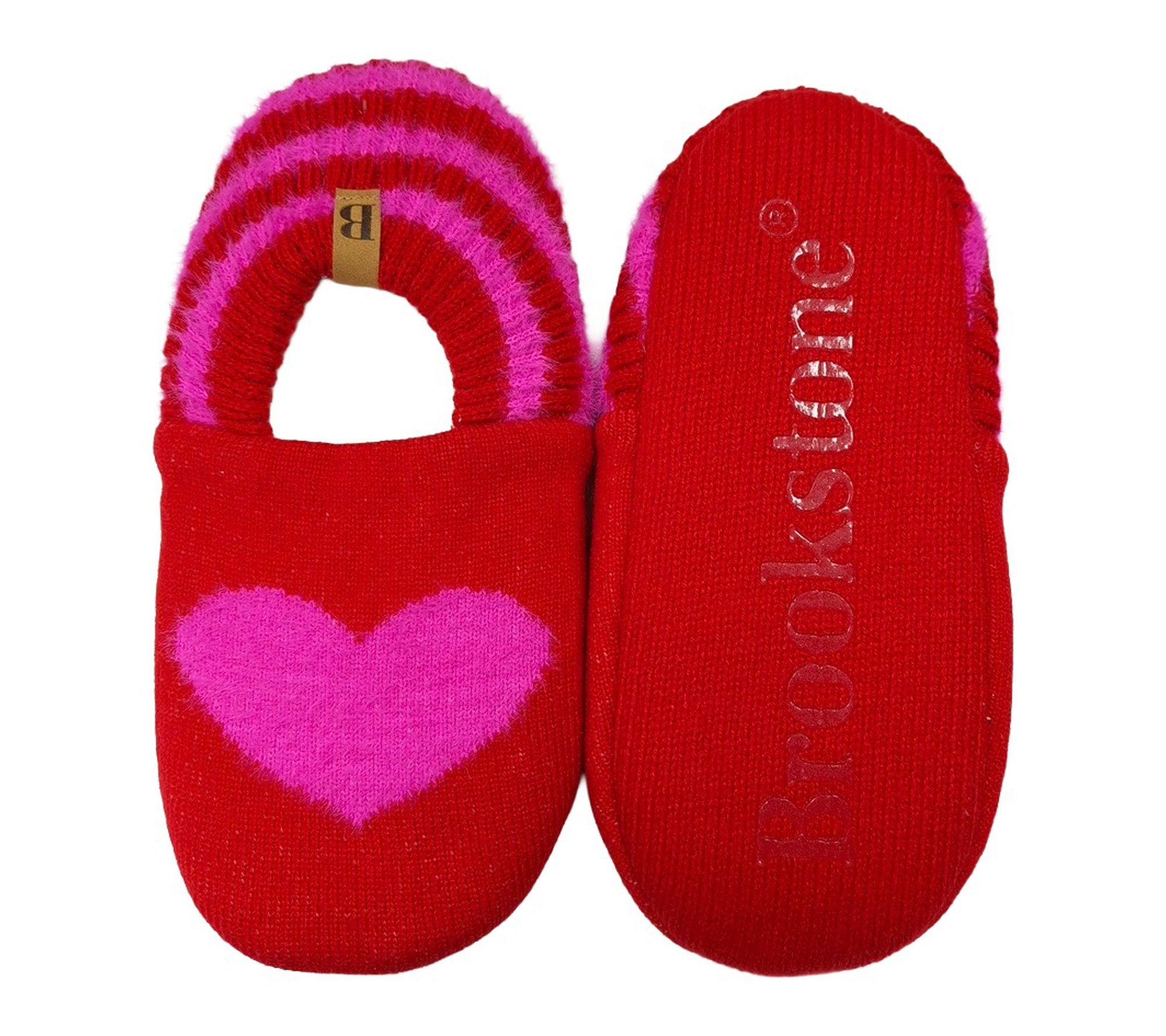 Brookstone Heart Slipper Sock